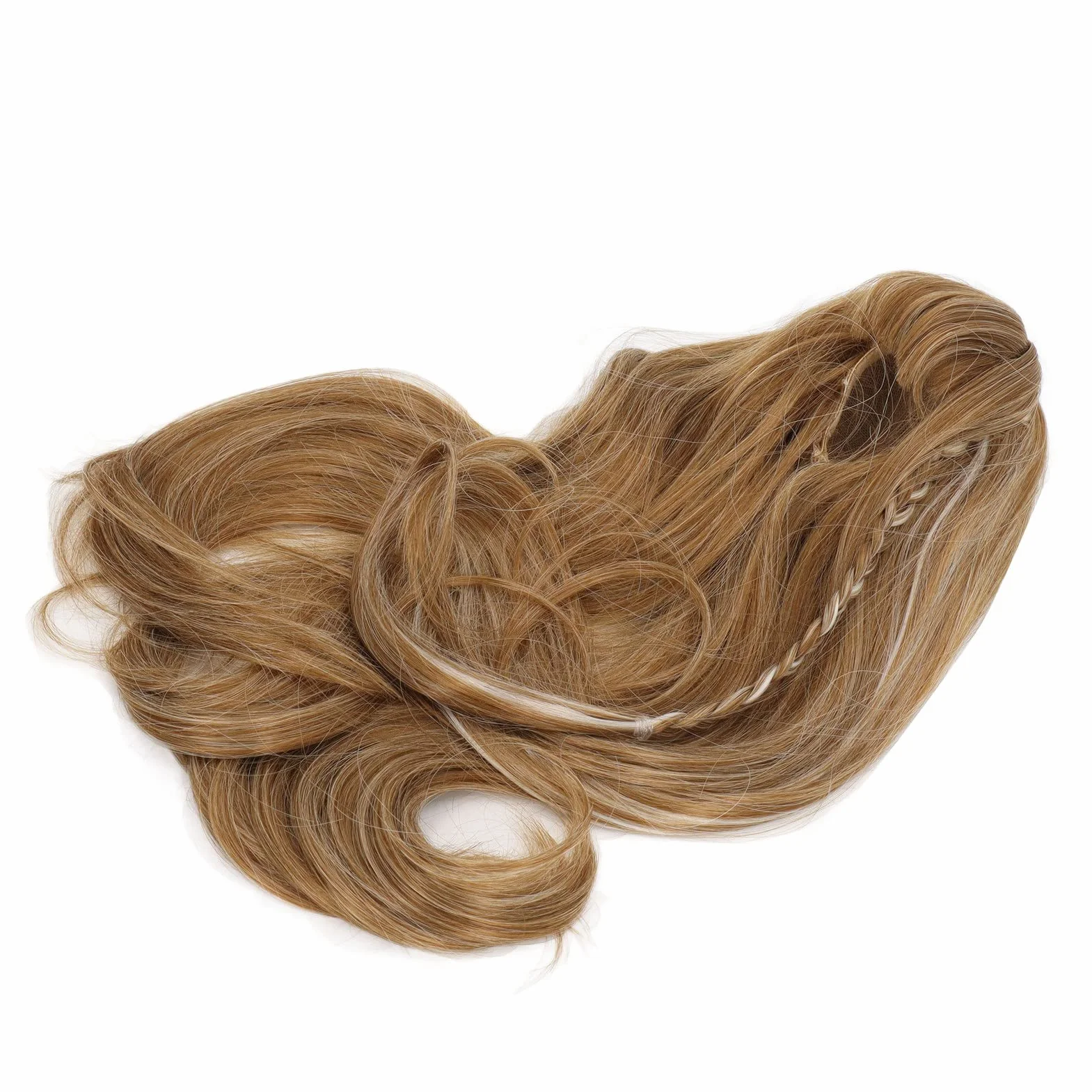 Perruque de Poupée Long Winky 1/3, Cheveux Lin Résistants à la Chaleur pour Artisanat