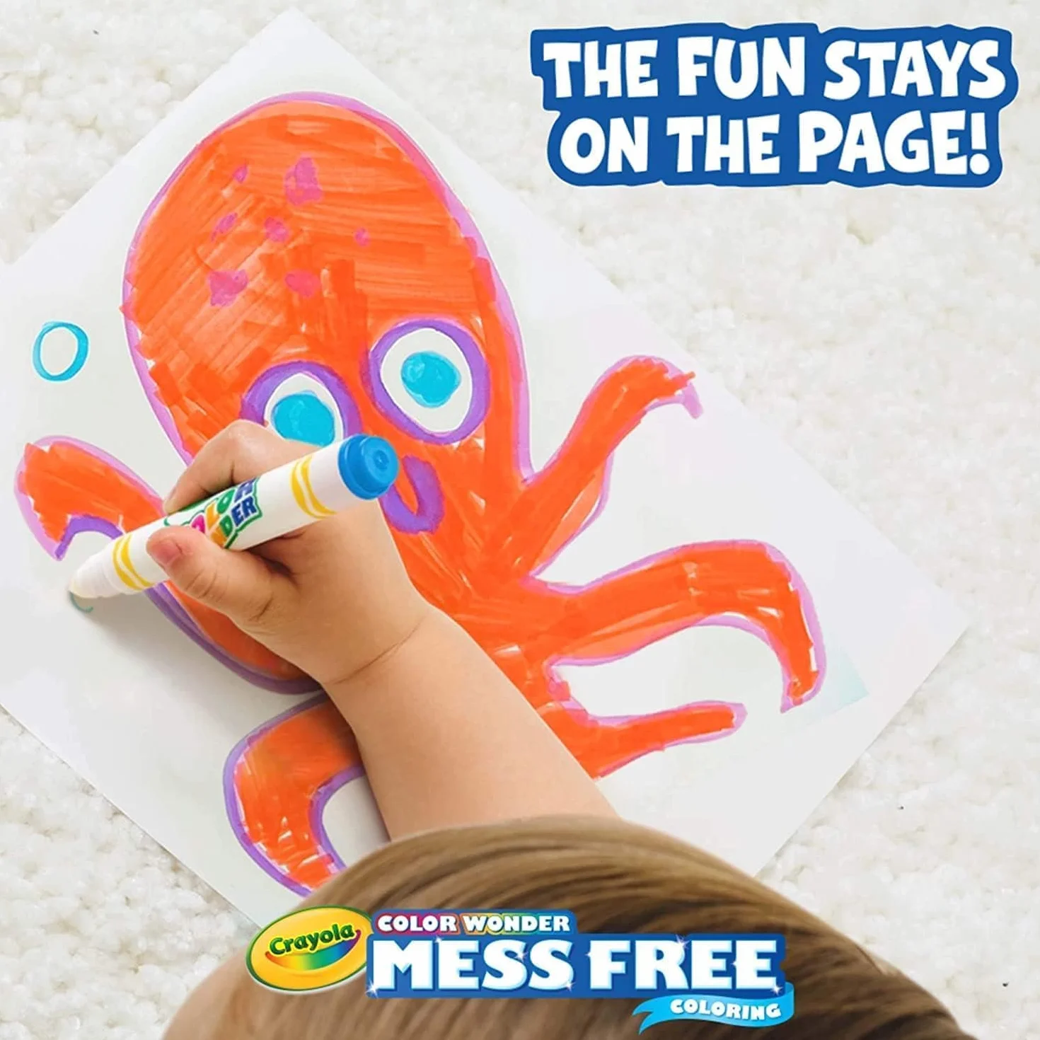 CRAYOLA Color Wonder Kit de Coloriage Spidey 18 Pages 4 Feutres Anti-tache Enfants 3 Ans