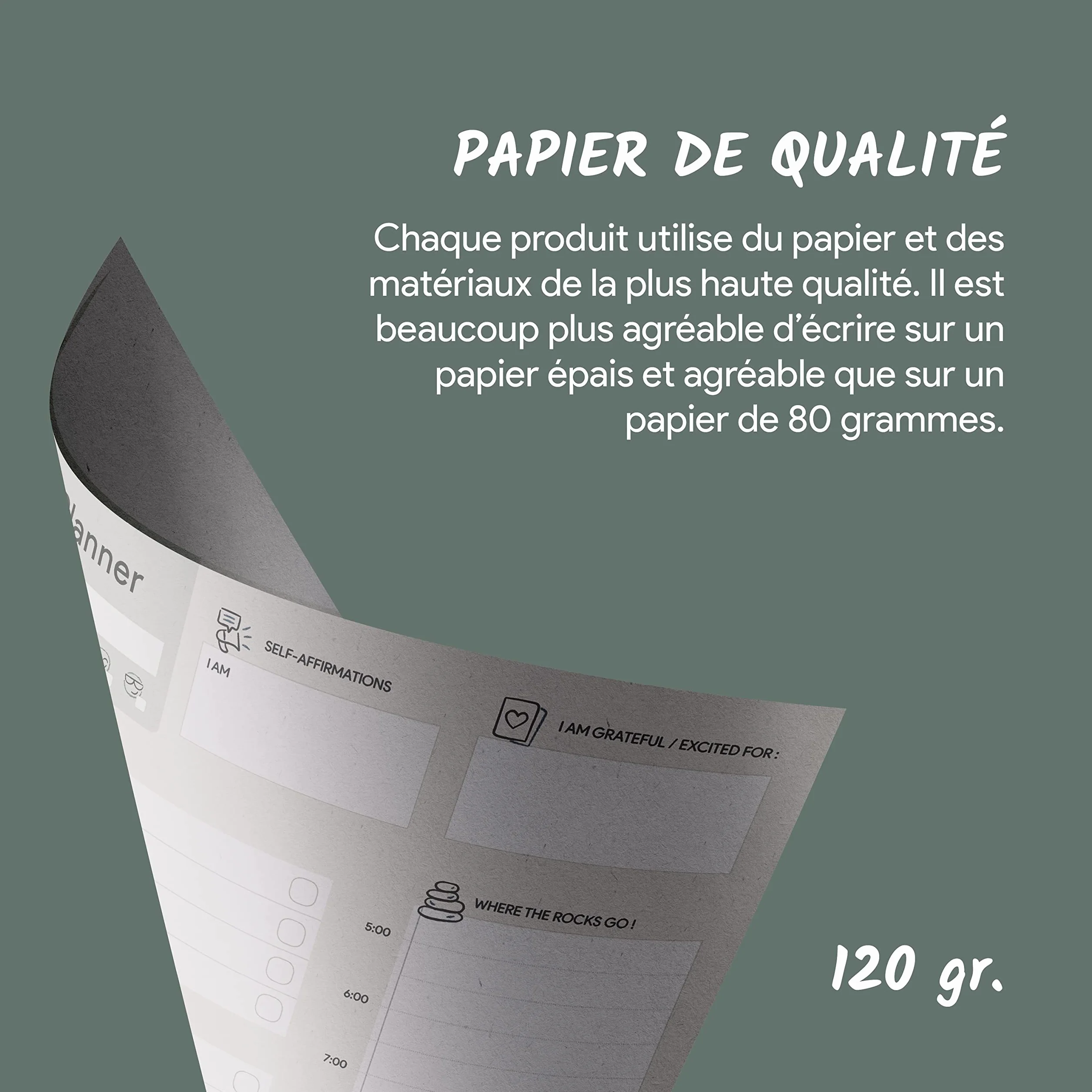 Planner Quotidien Productif Bloc Note To Do List A5 Agenda Professionnel Gestion des Objectifs Tâches Prioritaires