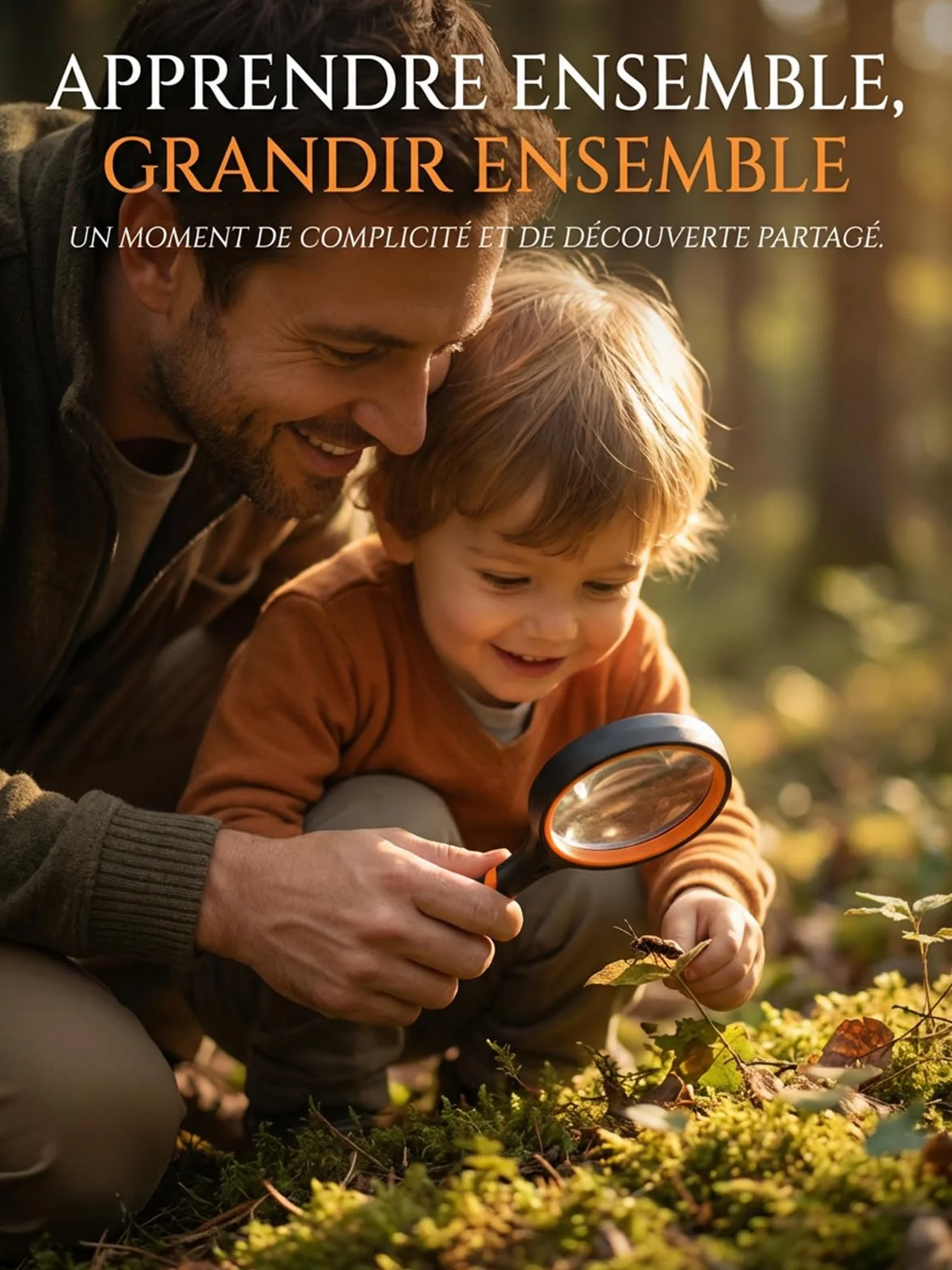 Soleado Loupe Enfant Haute Définition 65mm Lentille Verre Anti-Rayures Manche Caoutchouc Antidérapant