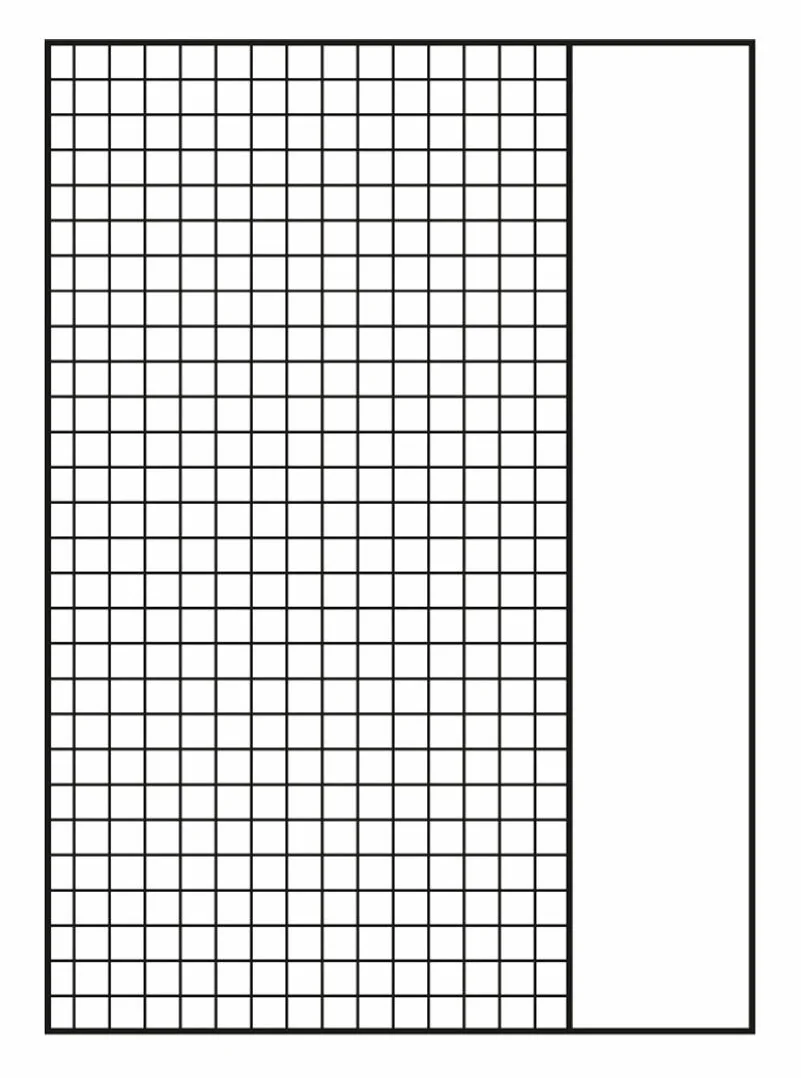 Oxford Cahier A4 linéature 26 bord à carreaux 5 mm 90 g/m² 4 assortis