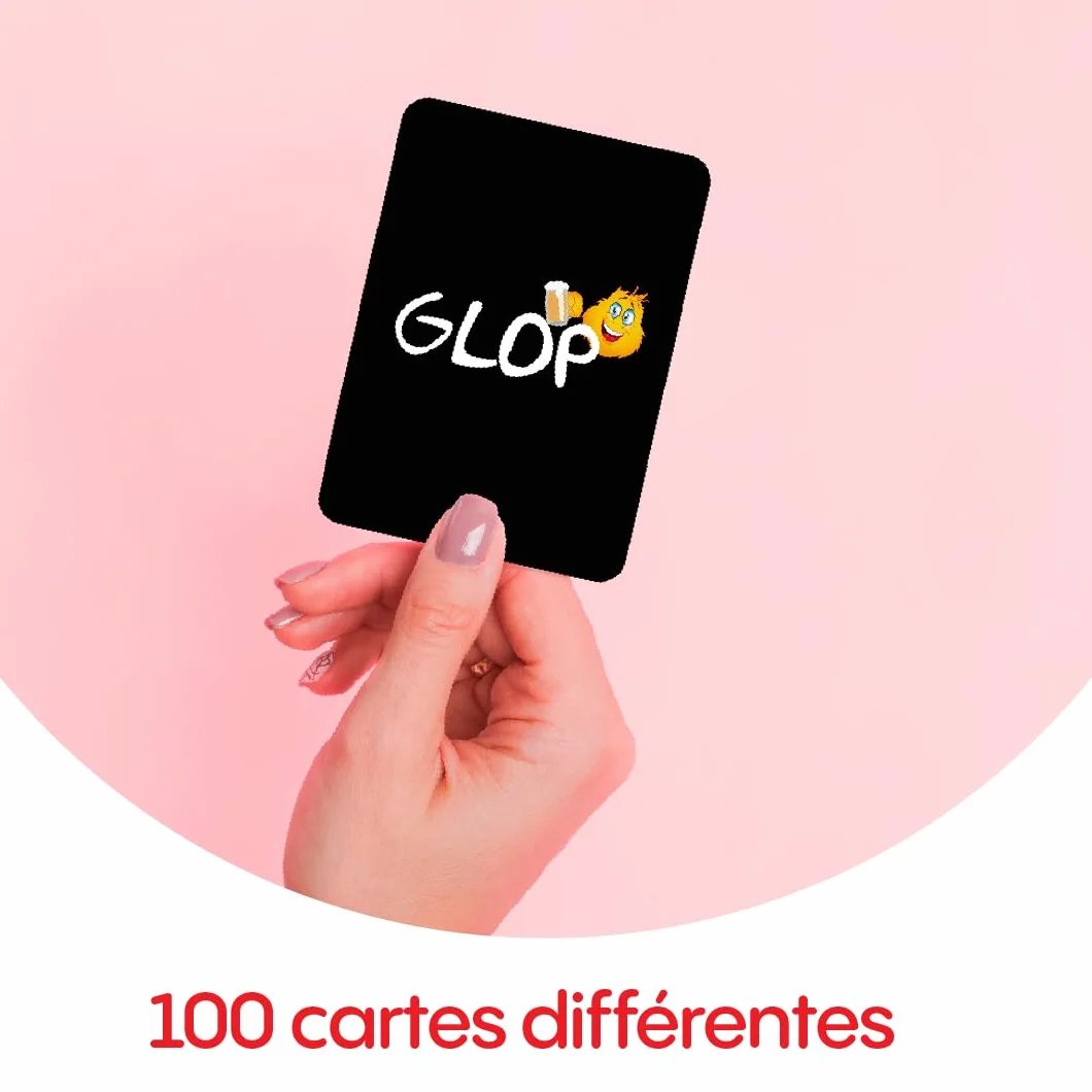 Glop Ero: Jeu de Société Adulte, Jeux d'Alcool et Cartes à Boire, 100 Cartes