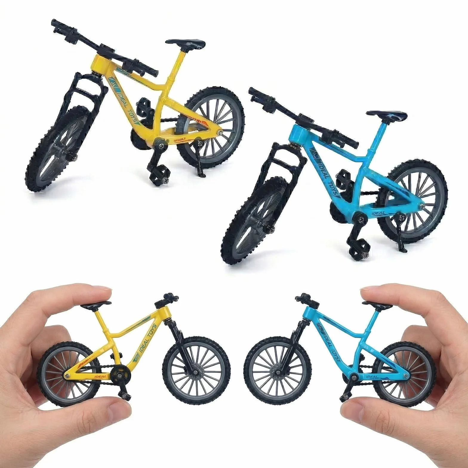 Lot de 2 Mini Velo Doigt Finger VTT BMX Jouet Finger Bike MTB