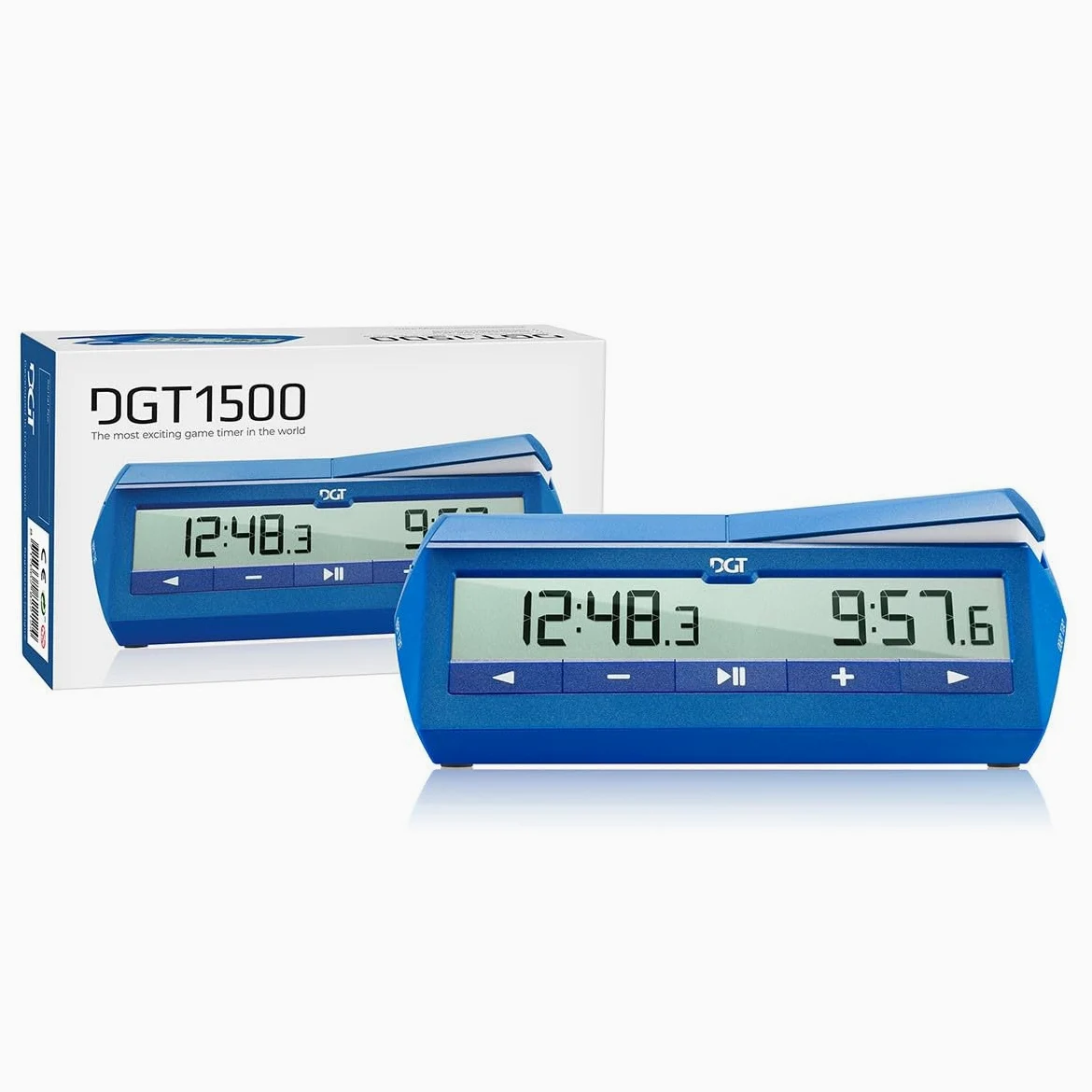 Genérico Horloge d'échecs DGT 1500 bleue officielle Fide
