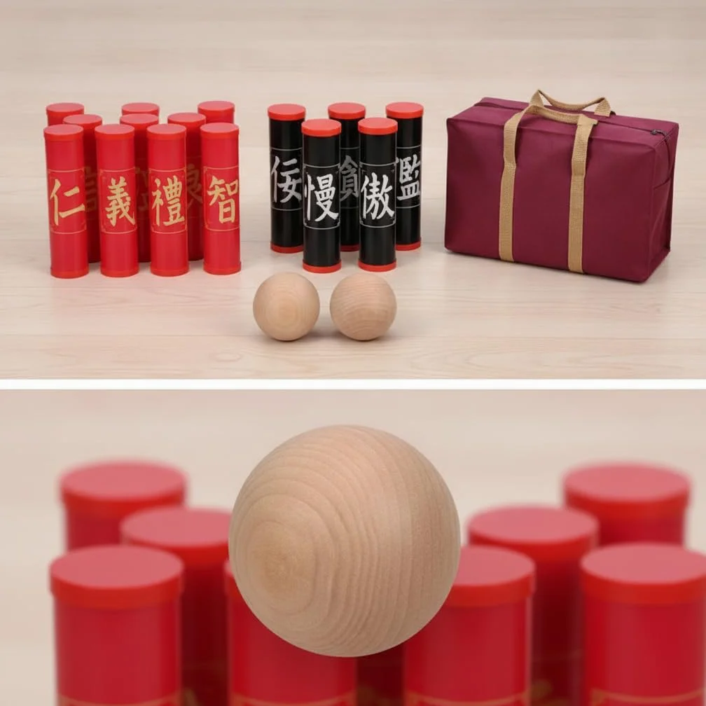 Équipement de Jeu Extérieur Jeu d'Équipe Sport de Plein Air Accessoire d'Animation Module d'exercice en Bois et PVC