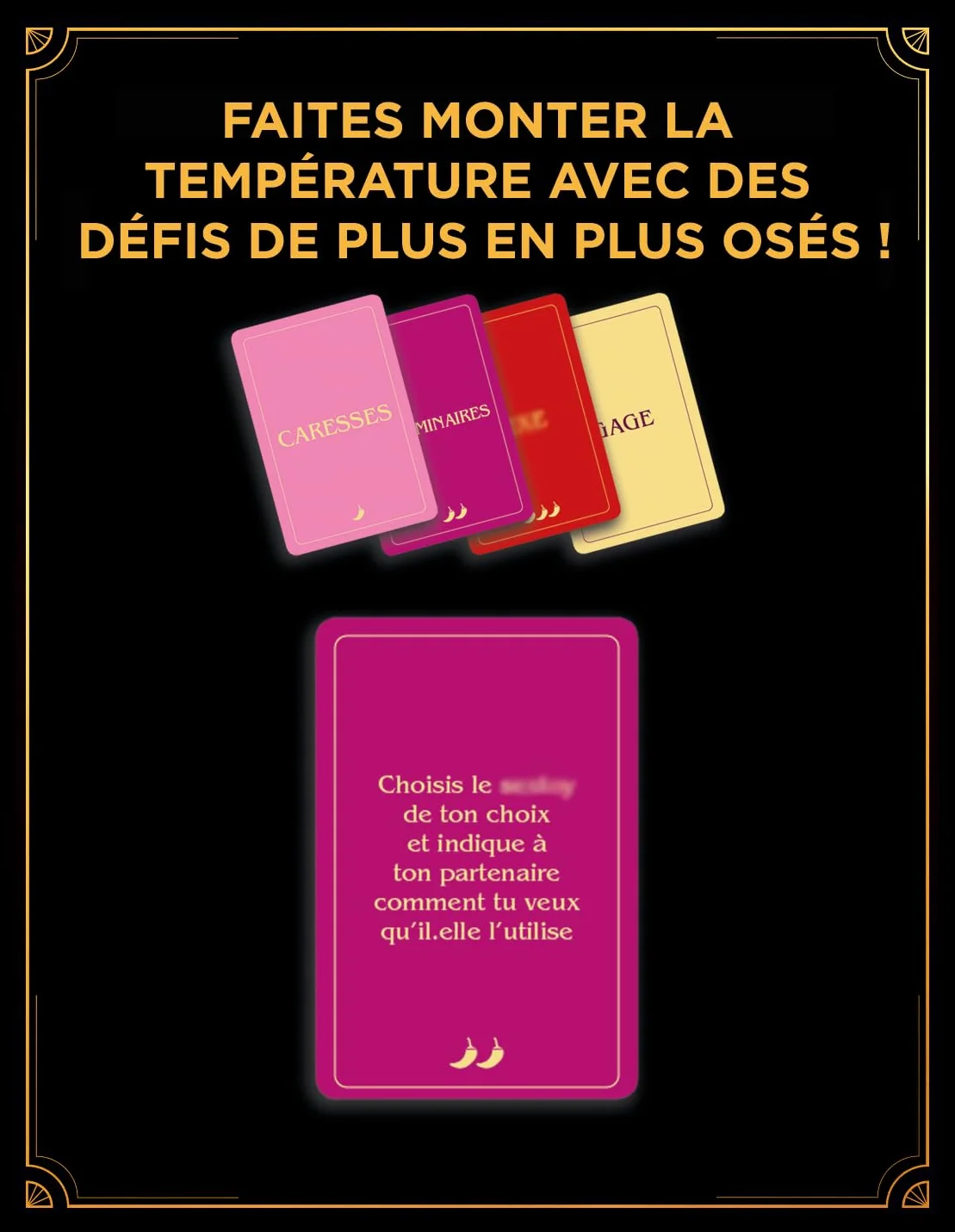 Jeu Couple - Jeux de Société - Jeu de Carte - Cadeau Anniversaire Femme Homme Original
