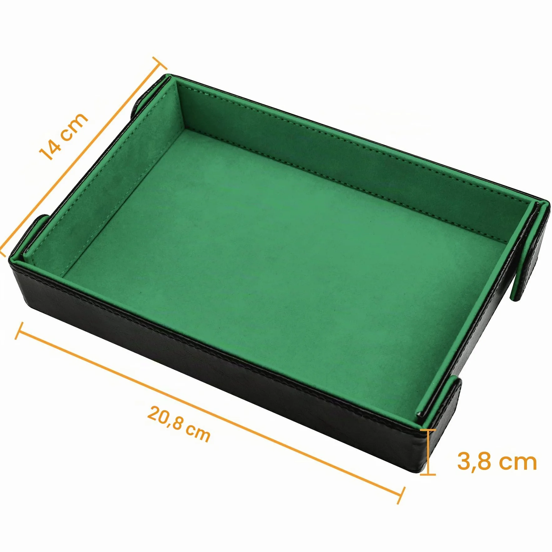 SIQUK Plateau de Dés Magnétique Pliant Rectangulaire pour Jeux de Table DND RPG