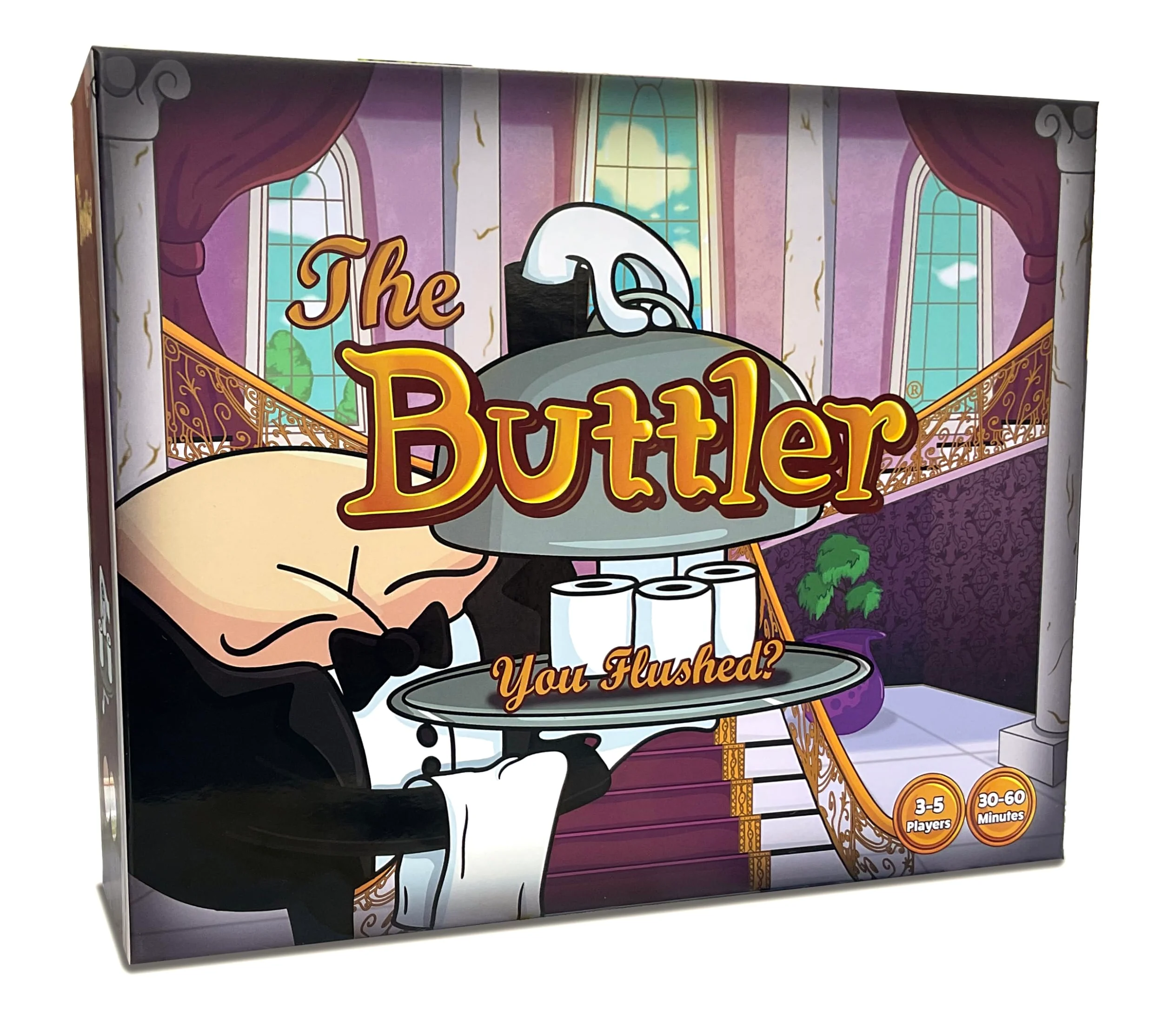 The Butler – You Flushed – Jeu de société familial amusant pour 3 à 5 joueurs par The Dusty Top Hat