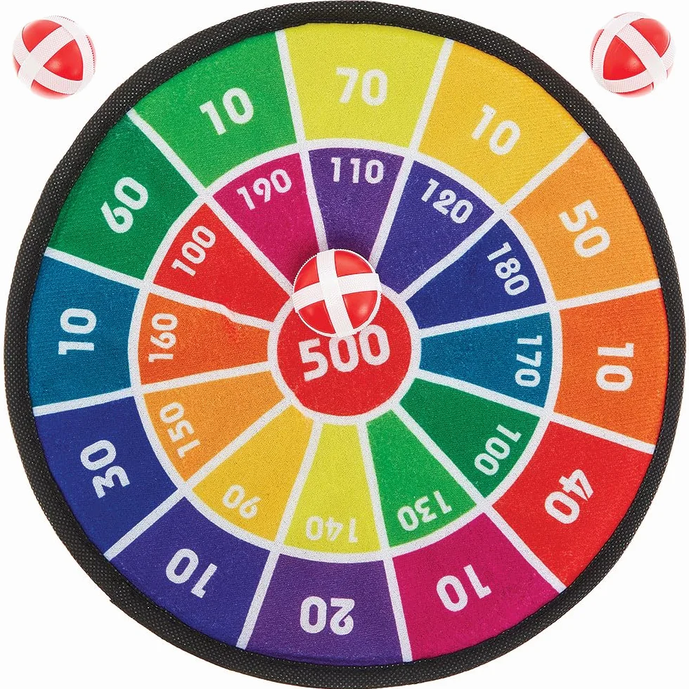 Baker Ross FN488 Jeu de fléchettes à velcro - 1 kit pour enfants