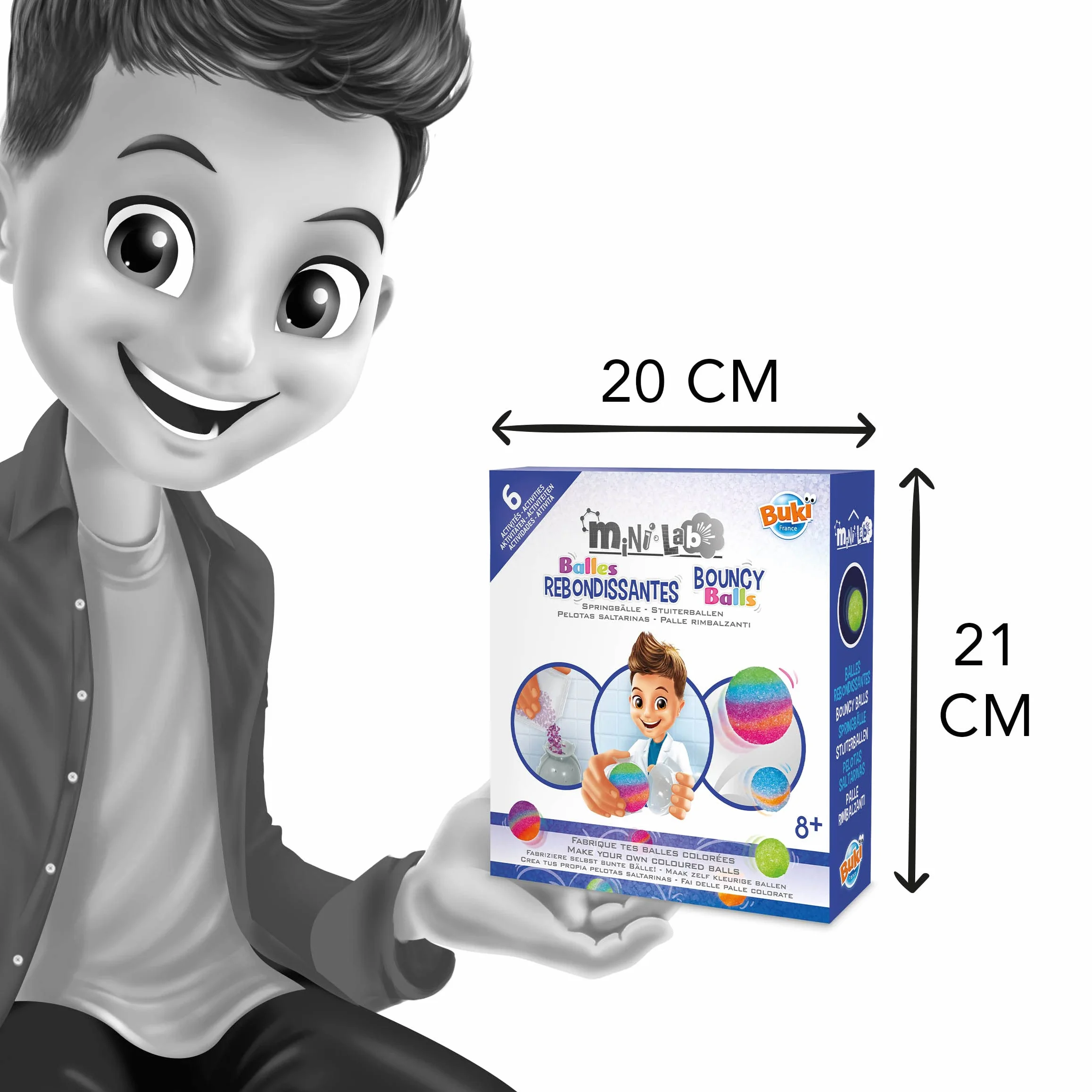 Buki 3009 Mini lab Balles rebondissantes