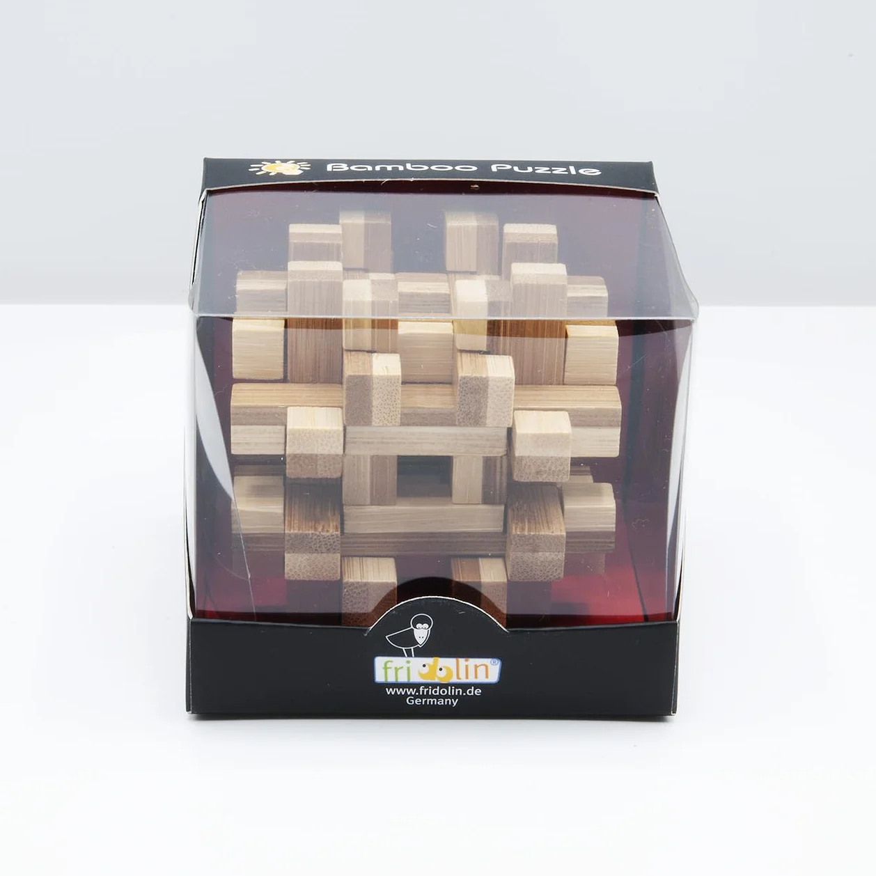 Fridolin Puzzle Casse Tête Bambou Bloc Magique 17493