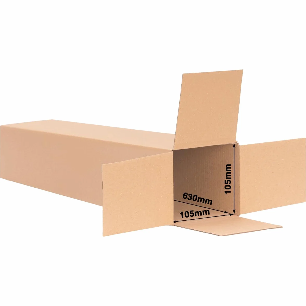 Tubes d'expédition carrés 65,5x10,5x10,5 cm Verpacking