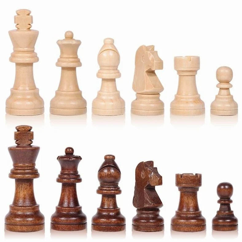 echiquier Jeu d'échecs magnétique en Bois de 12,8 Pouces, 2 tiroirs de Rangement intégrés, 2 Reines supplémentaires, Jeux de société Classiques for Enfants et Adultes echecs Jeu