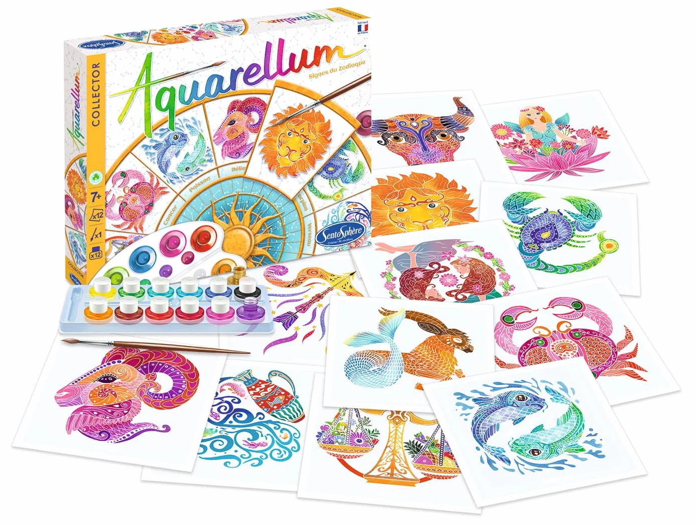 Sentosphère Aquarellum Zodiaque Edition Collector Activité créative 12 signes dès 7 ans