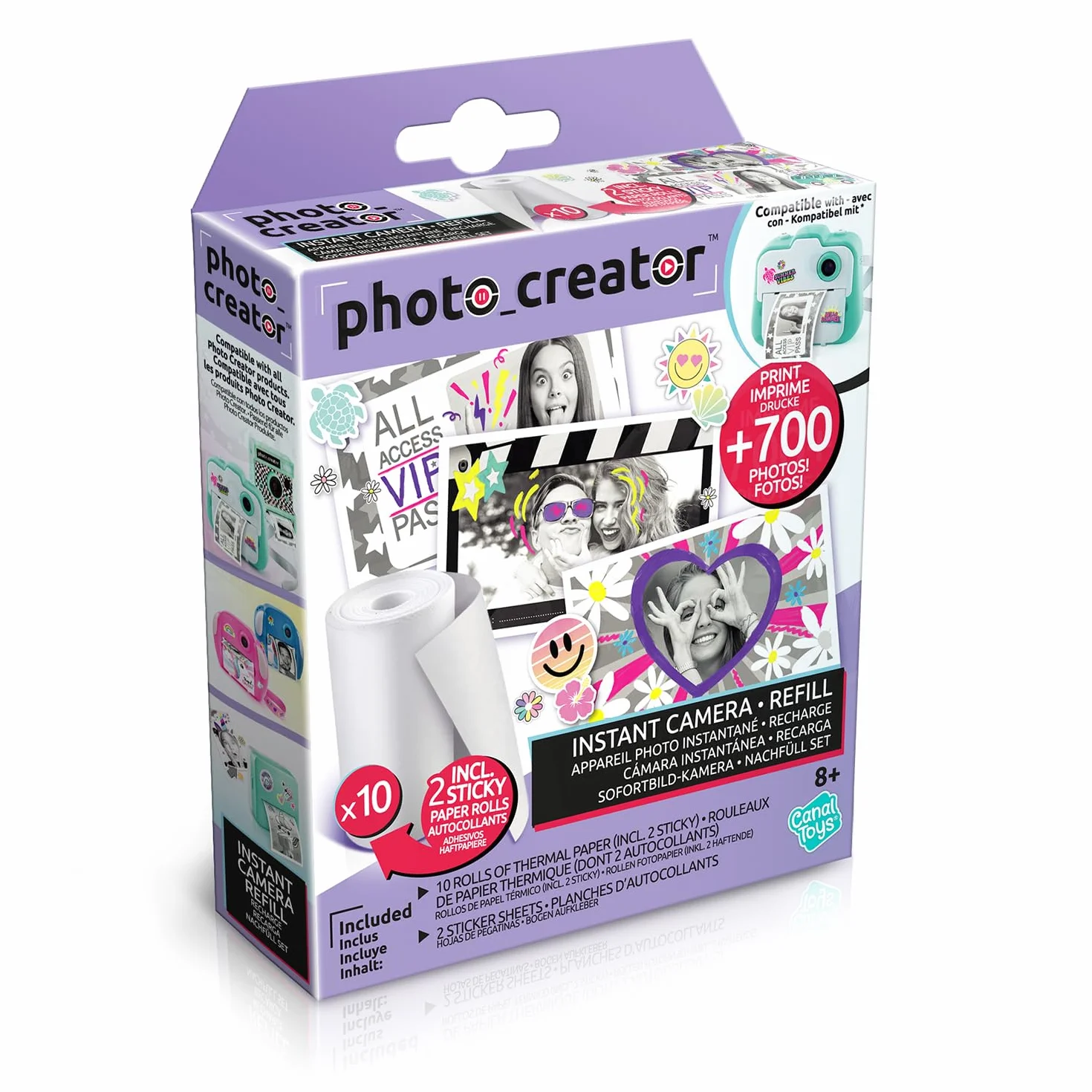 Canal Toys Photo Creator Recharge 10 Rouleaux Papier Impression 700 Photos CLK 005