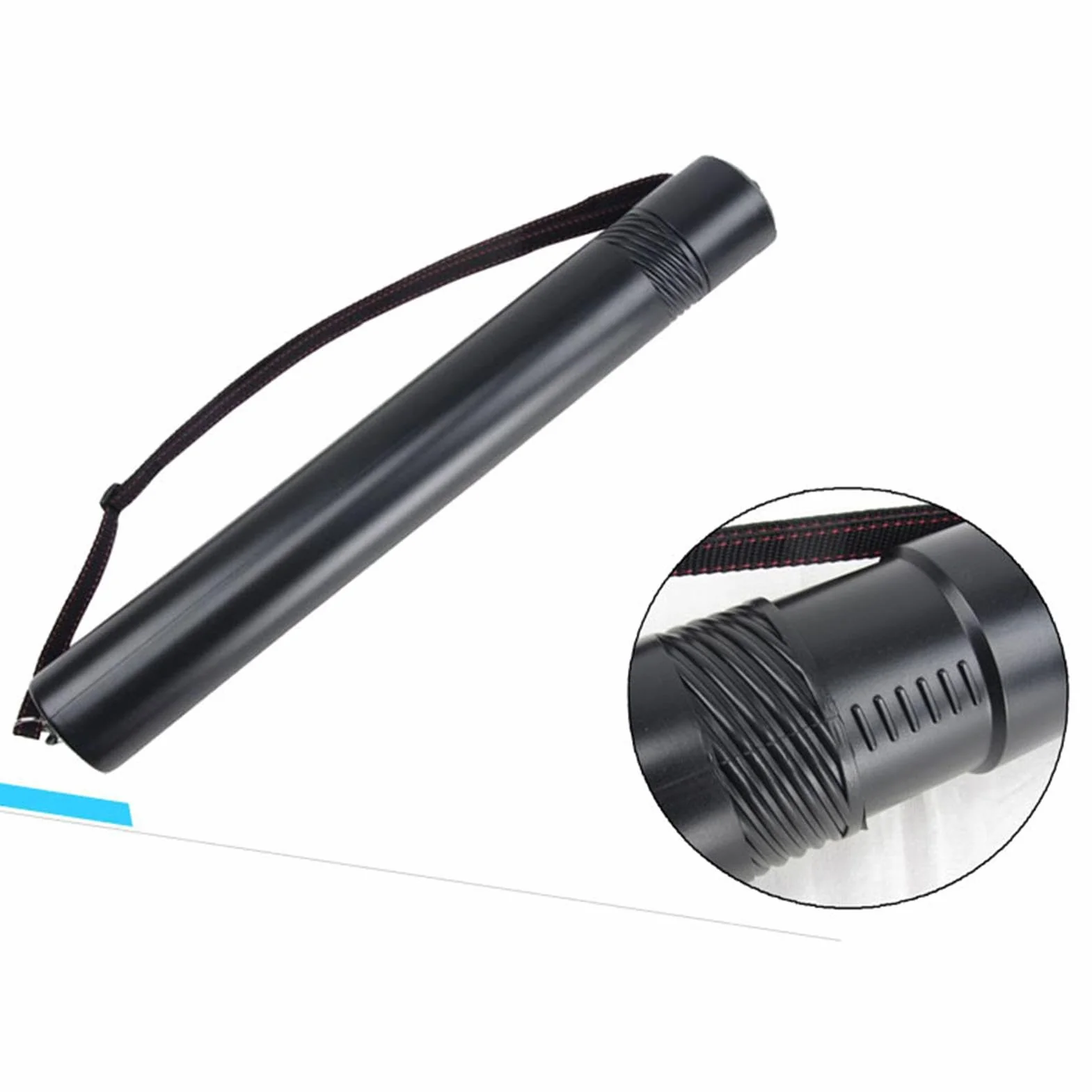 Tube de transport d'œuvres d'art imperméable extensible avec sangle pour affiches et plans