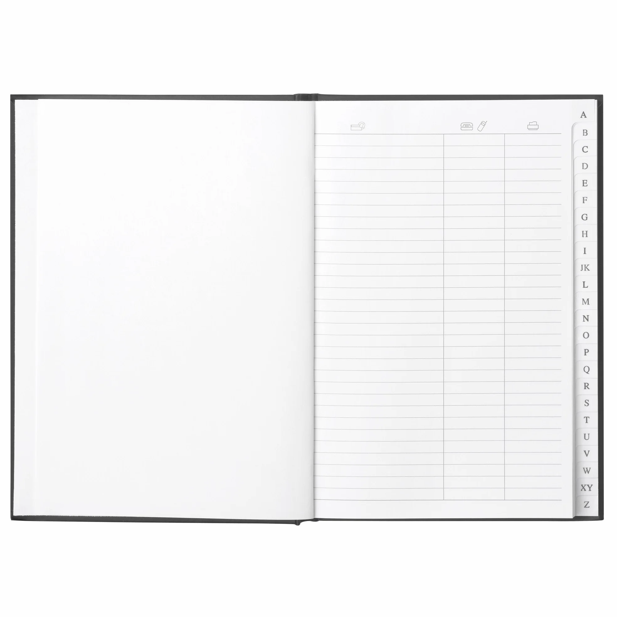 Herlitz Rainbow Carnet d'adresses A5 Registre téléphonique A-Z
