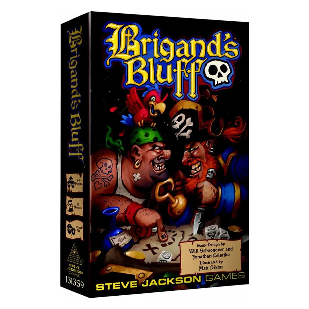 Steve Jackson Games | Brigand's Bluff | Jeu De Dés, Bluff Pirate Et Déduction | 4-6 Joueurs | 30 Minutes
