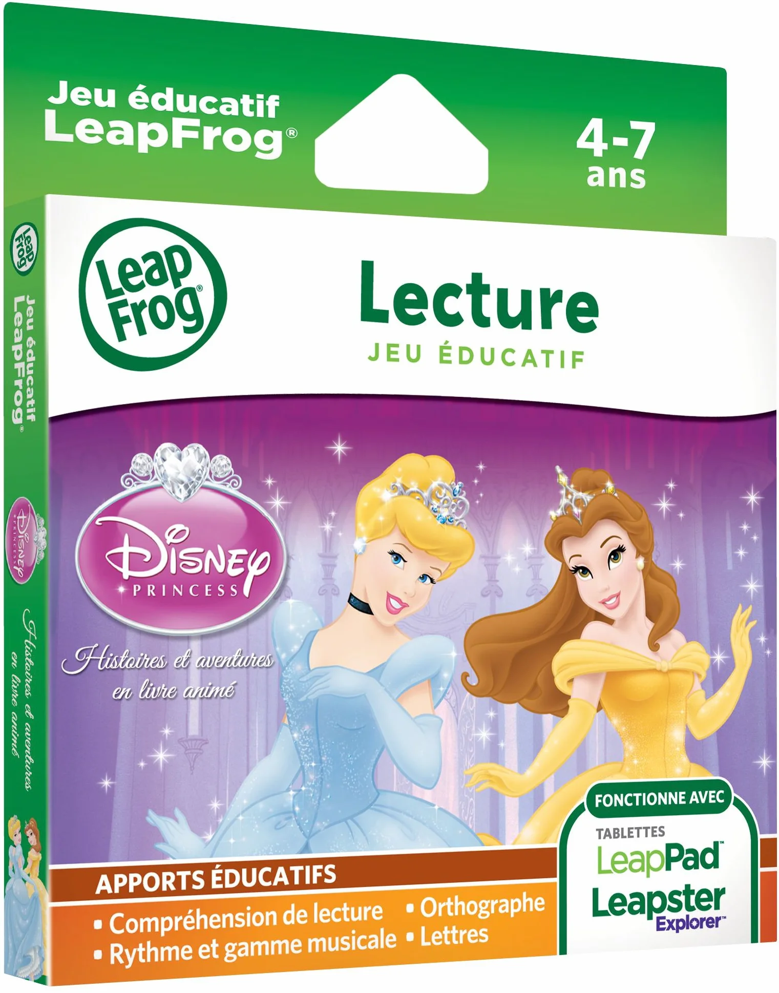 Leapfrog Jeu Educatif Electronique Princesses Disney LeapPad LeapPad 2 Leapster Explorer