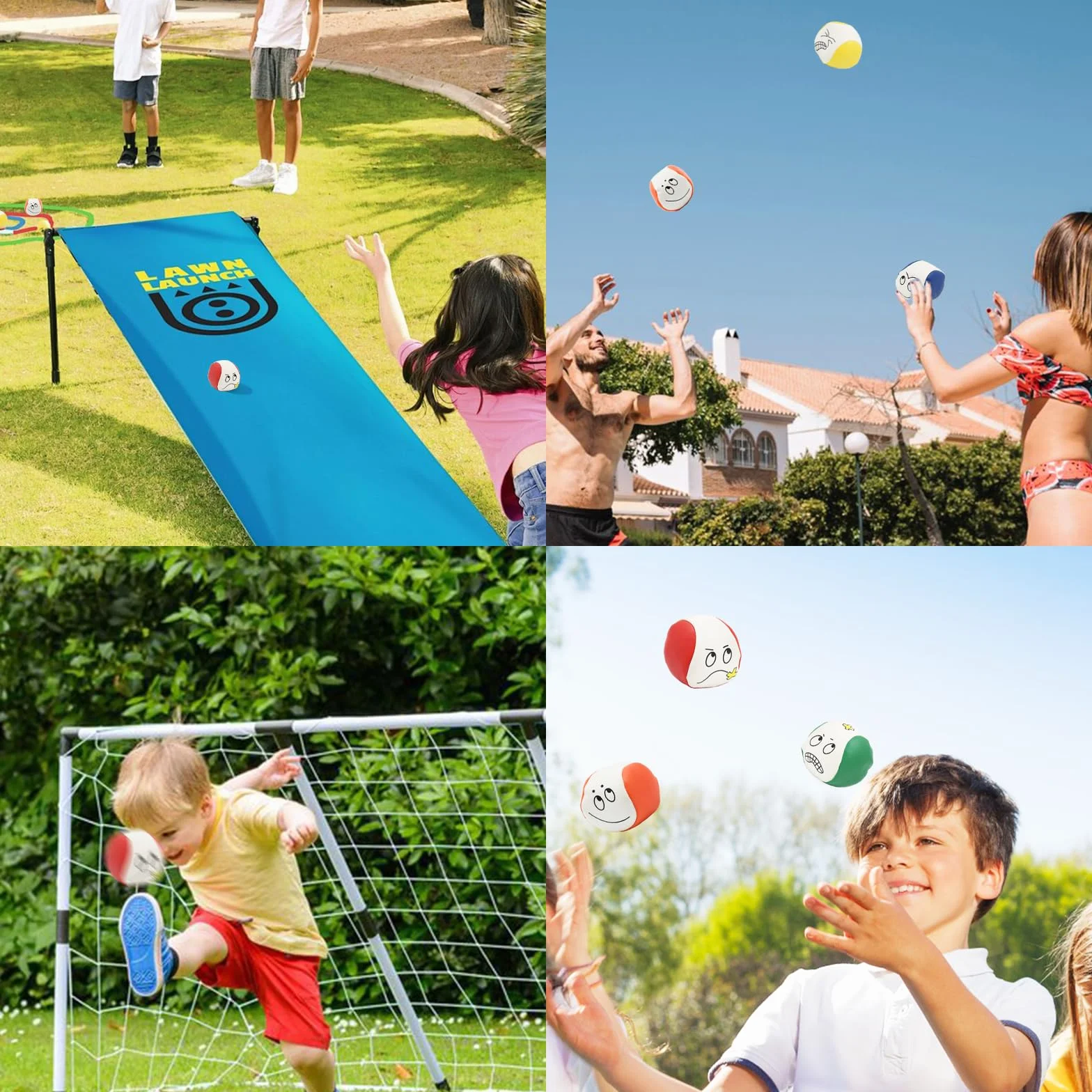Kit Cirque Balles Jonglage, 10 Pièces Balle Chamboule Tout, Jonglerie Balls pour Enfants Intérieur Extérieur
