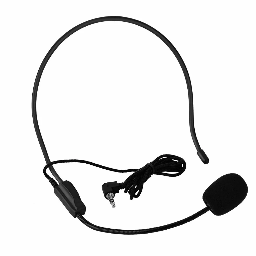 Microphone Monté sur la Tête, Réduction du Bruit, Mini Micros à Condensateur, Portable 3,5 mm