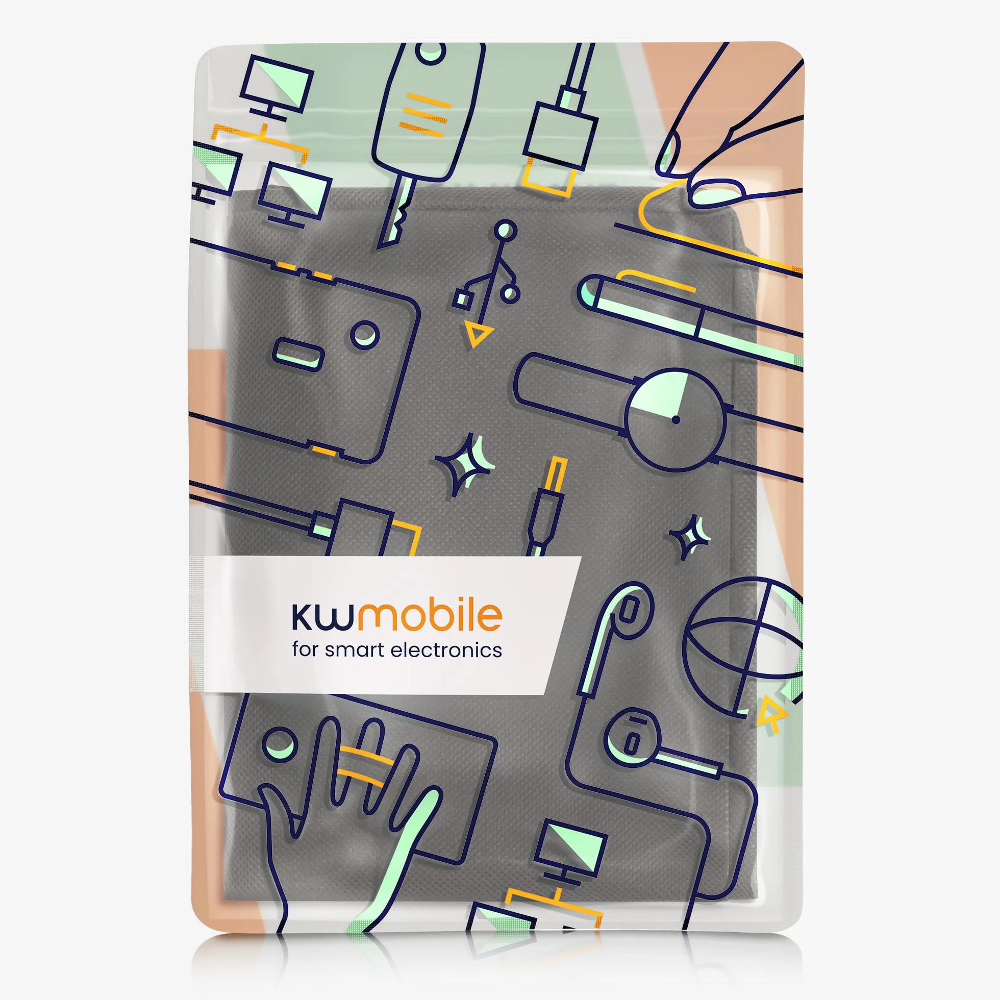 kwmobile Housse de protection pour imprimante compatible Brother HL-L2310D L2350DW L2370DN L2375DW L2400DW gris foncé