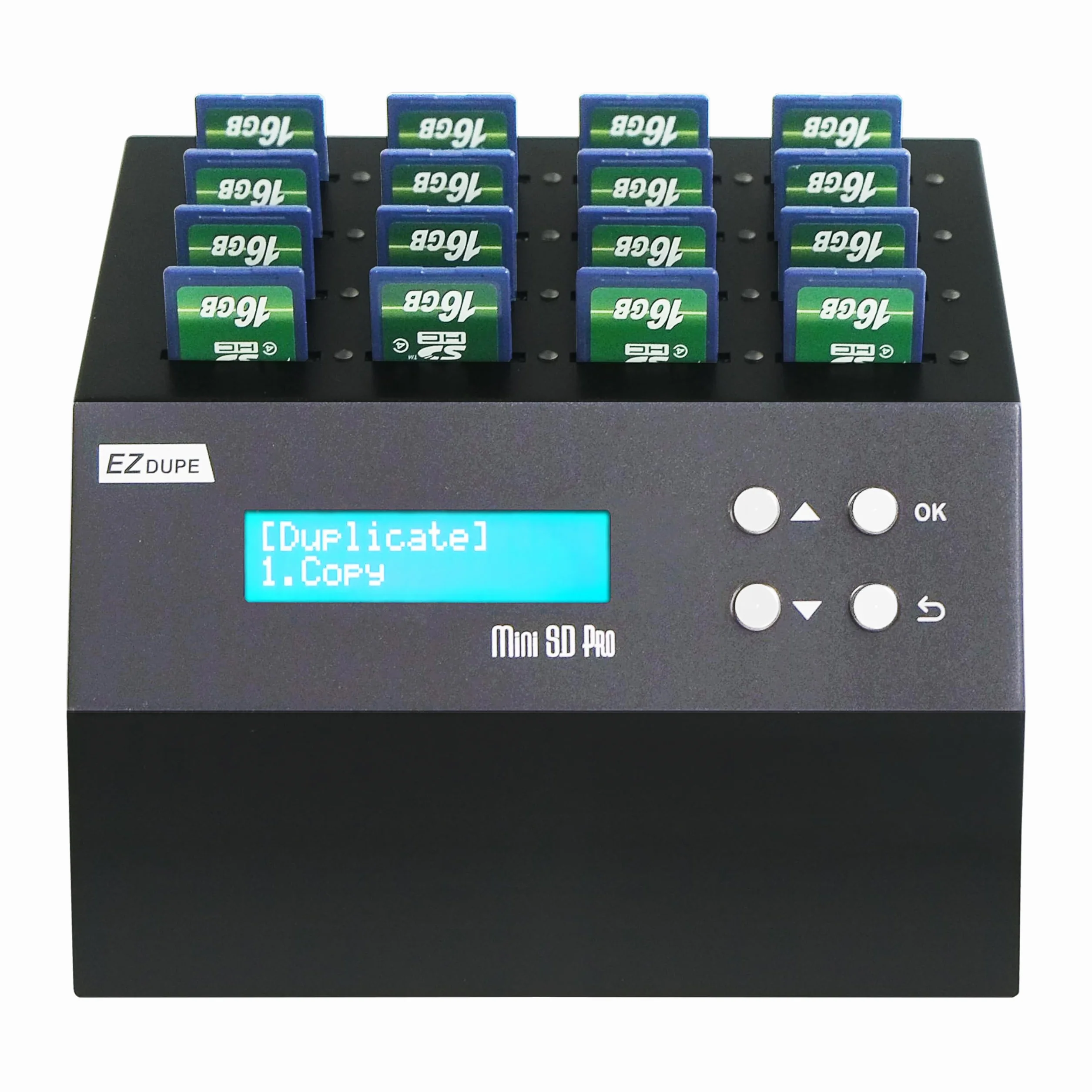 EZ DUPE SD Duplicateur Cloneur de Cartes Mémoire 15 Ports Cibles Mini SD Pro
