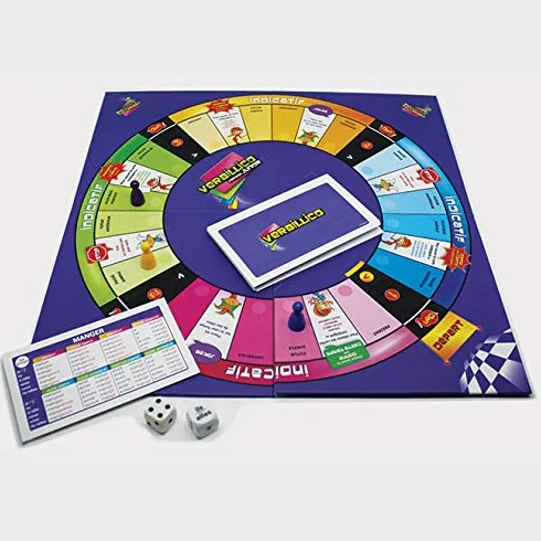 Verbillico Junior Jeu de société éducatif conjugaison 8 Ans et Plus