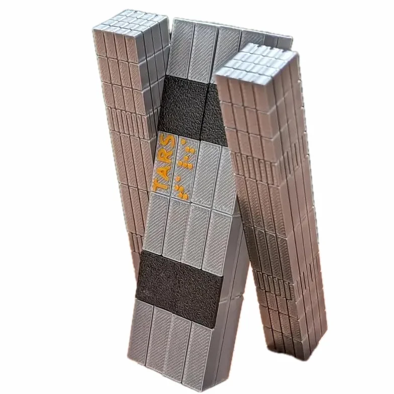 Figurine Tars d'Interstellar reproduction robot imprimé 3D film Nolan