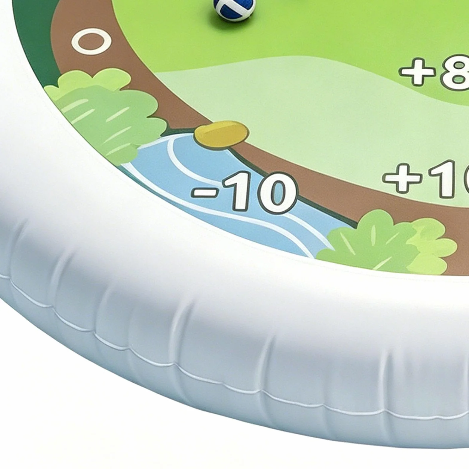 Golf De Piscine – Ensemble De Jeu D'eau Flottant Gonflable En PVC, Jouet D'activité De Sport D'été Durable