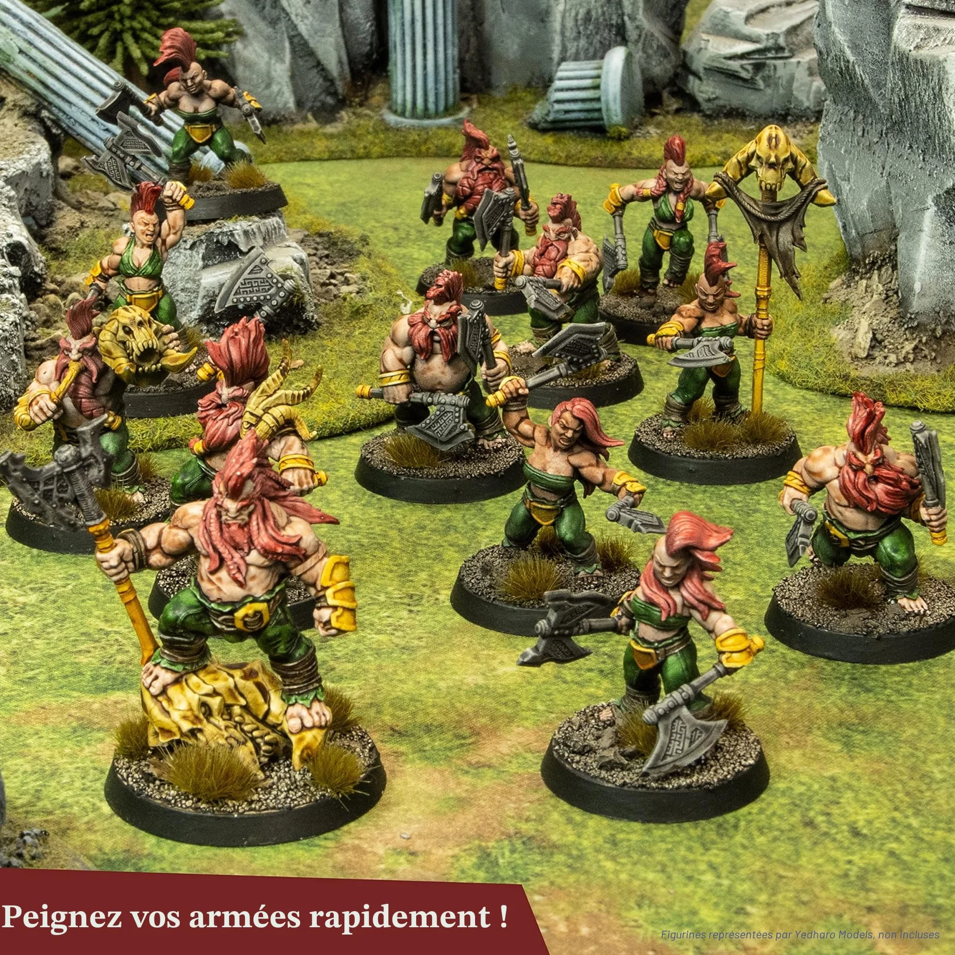 The Army Painter, Speedpaint Most Wanted Set 2.0 Combo, 24 x 18 ml | Peinture acrylique pour maquettes et modélisme, dont 1 pinceau de base & 1 pinceau Dipit