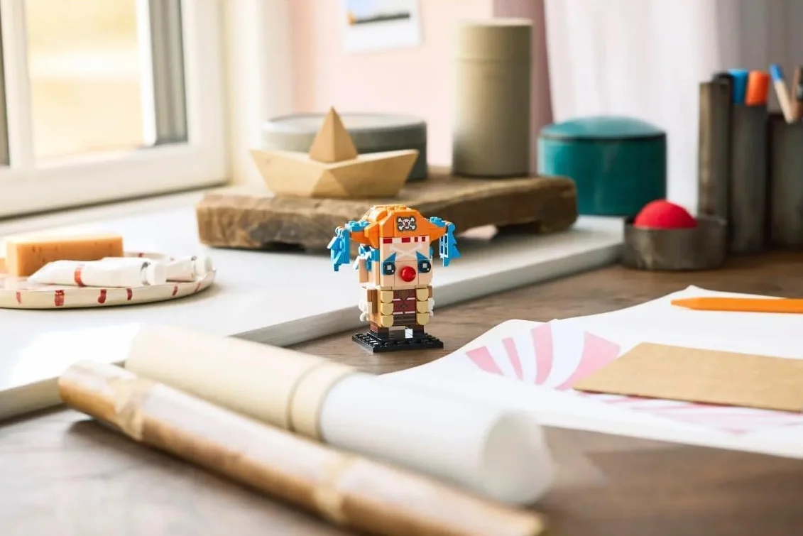LEGO One Piece 40800 Figurine Baggy Le Clown BrickHeadz Collector Manga Fan Cadeau 8 Ans