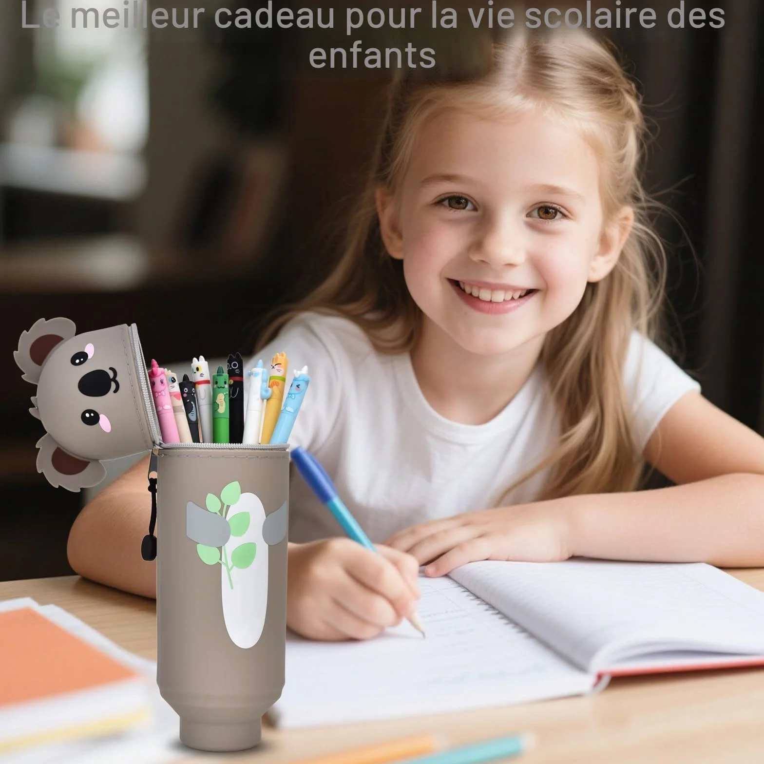 Trousse Kawaii Koala 6,3 cm x 18,5 cm