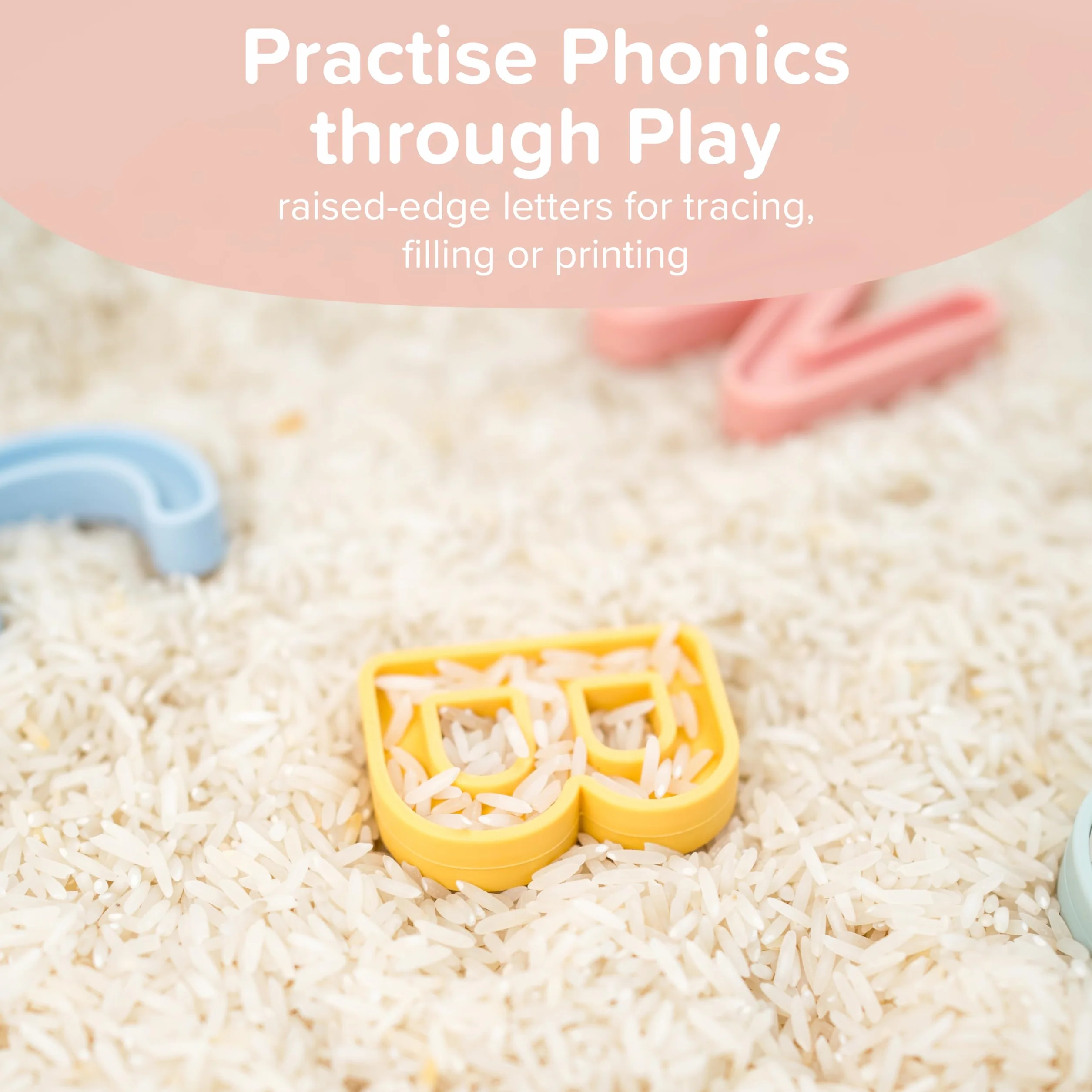 Inspire My Play Ensemble d'orthographe de Lettres Alphabet Enfants Jeu d'apprentissage 3 Ans sensoriel