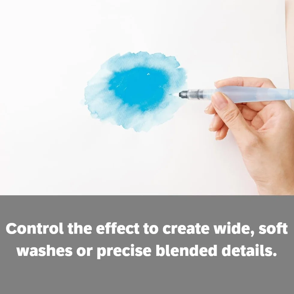Pentel Aquash Brush Pinceau à réserve d'eau 10 ml pointe large
