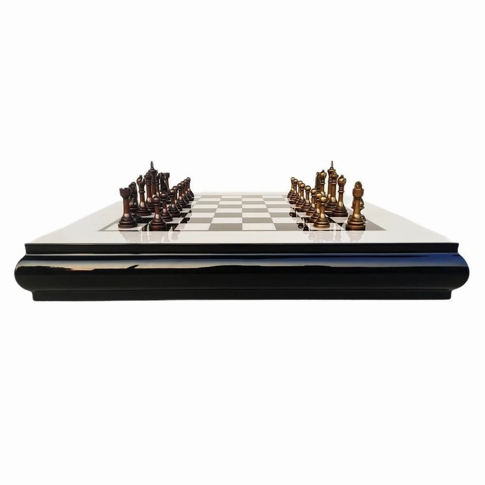 echiquier Jeu d'échecs en Bois for Voyage en Plein air avec tiroir de Rangement, Jeu de société for Camping, Enfants et Adultes echecs Jeu