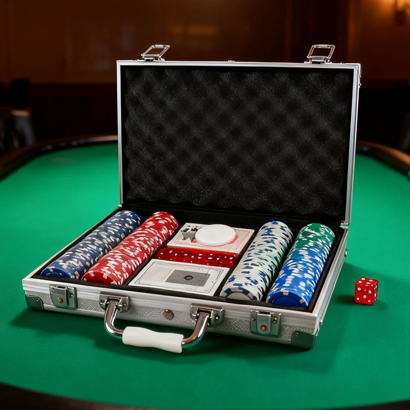 Kit Poker sans Faciale Soirées Joueurs Passionnés x | Jetons De De Société Pour Amateurs Collectionneurs Organisateurs Maison Soirée Familiale Femmes Hommes Adultes Réunions