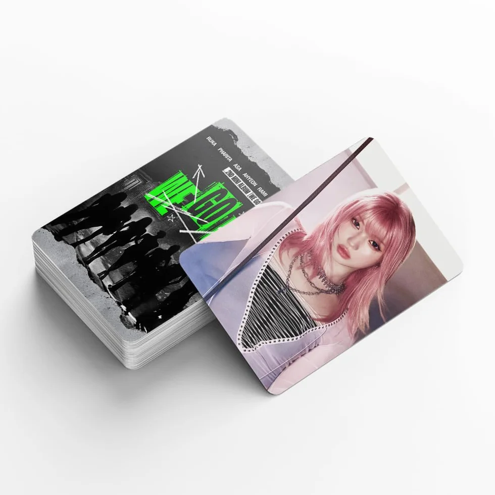 Cartes photo BABYMONSTER BM PSYCHO, 60 cartes et 32 autocollants, pour fans