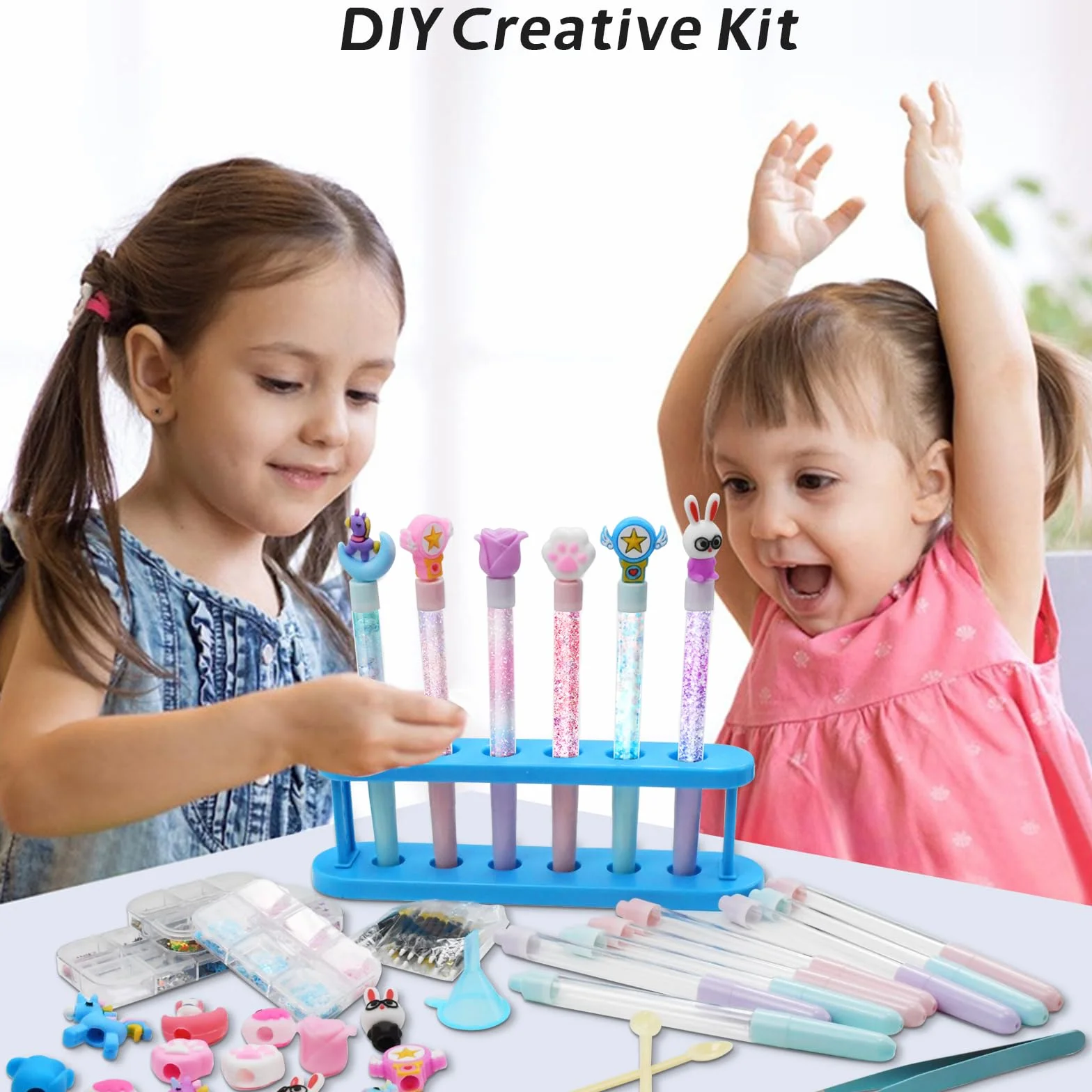 Fabrique a Stylo avec 72+ Accessoires, Kit Loisir Creatif Enfant 6-12 Ans