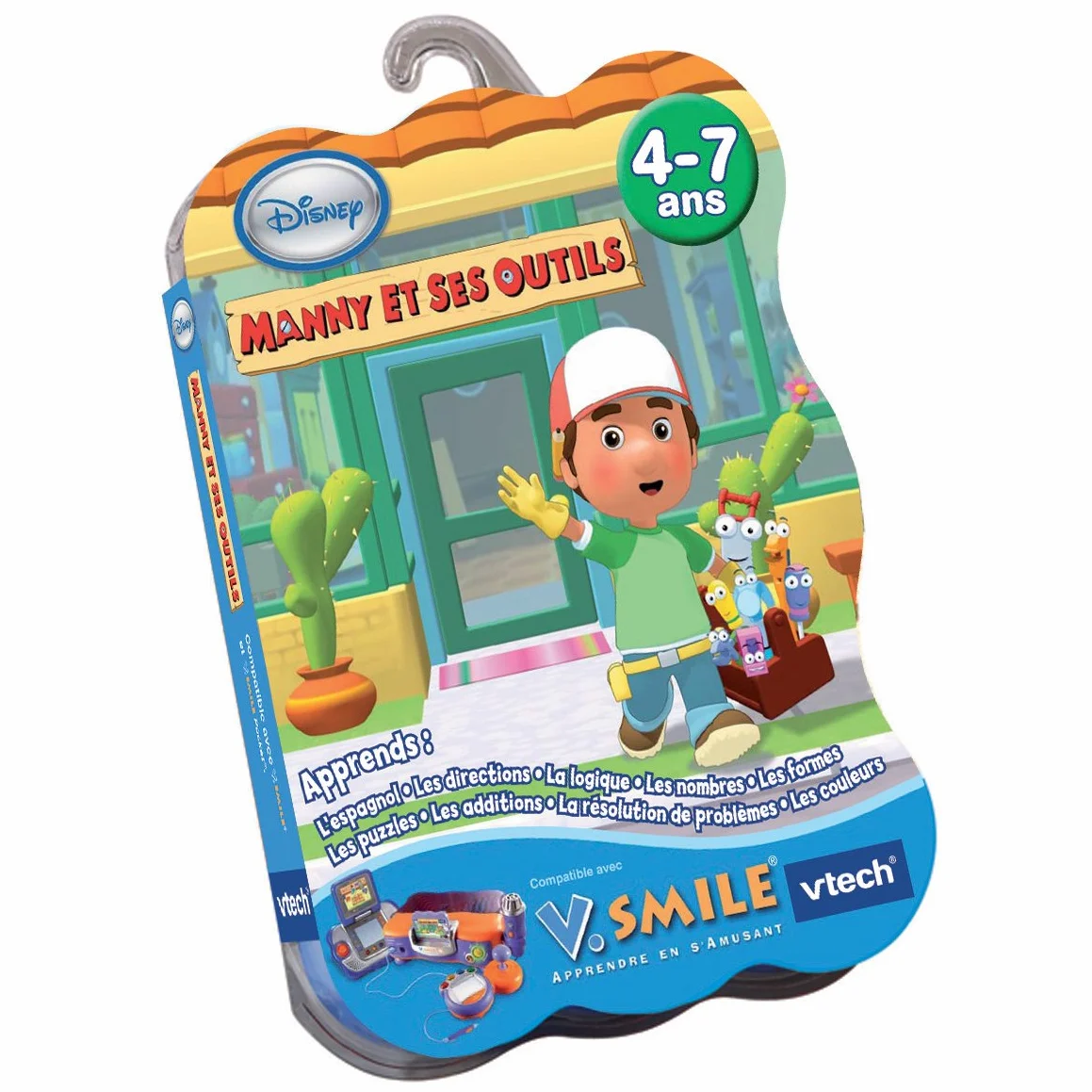 VTech Cartouche de jeu V.Smile Manny Et Ses Outils