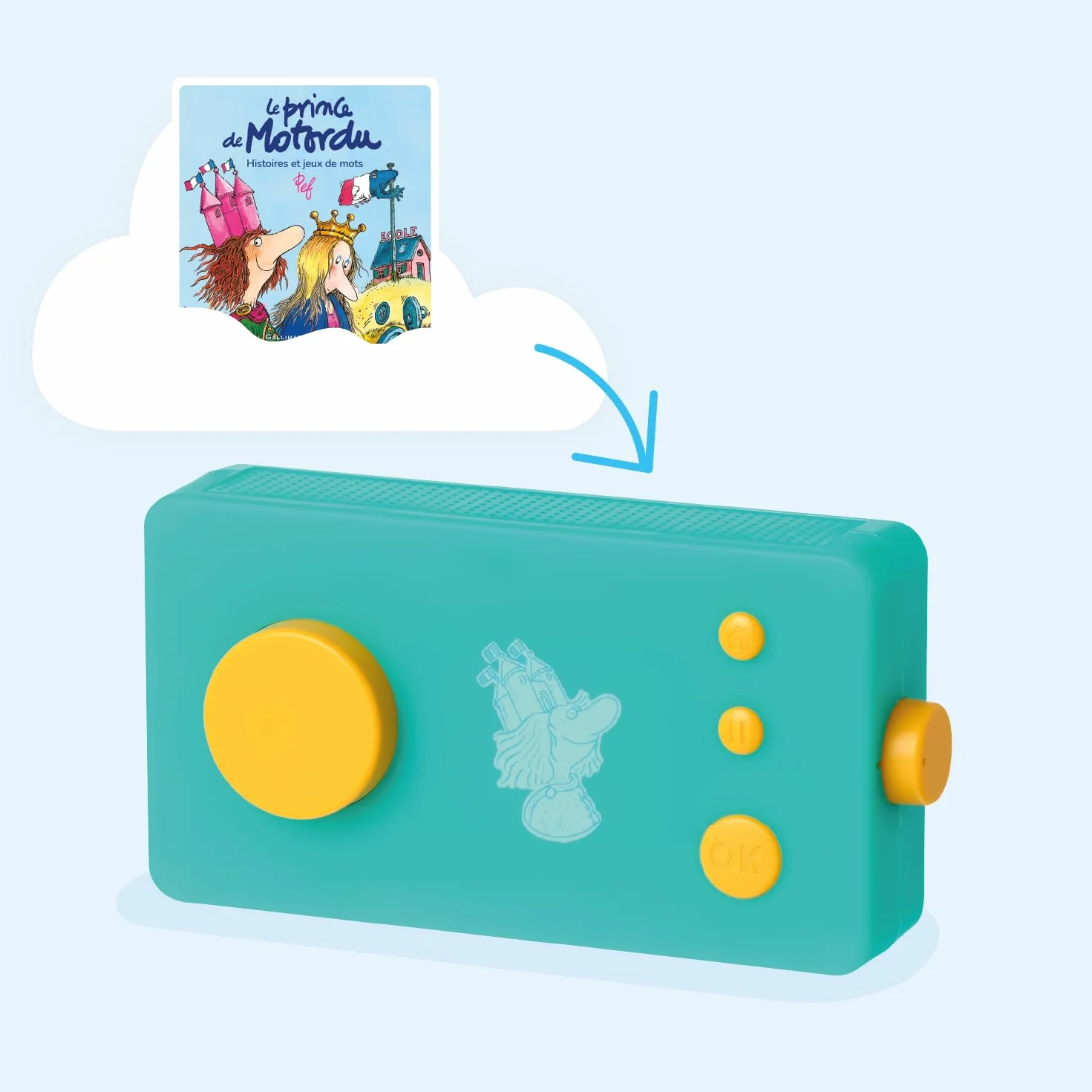 Lunii Prince de Motordu Livre Audio interactif français durée 1h13 dès 5 ans Ma Fabrique à Histoires