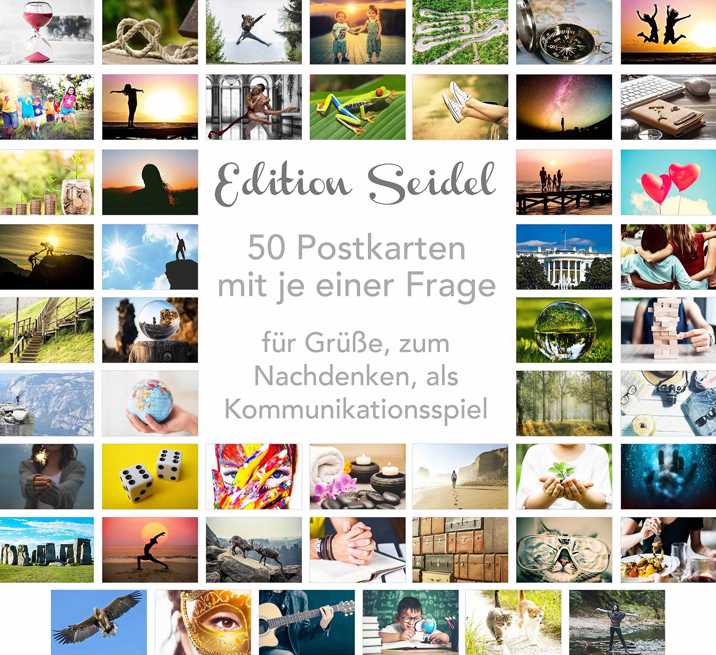 Edition Seidel Set de 50 cartes postales de motivation pour formation en communication