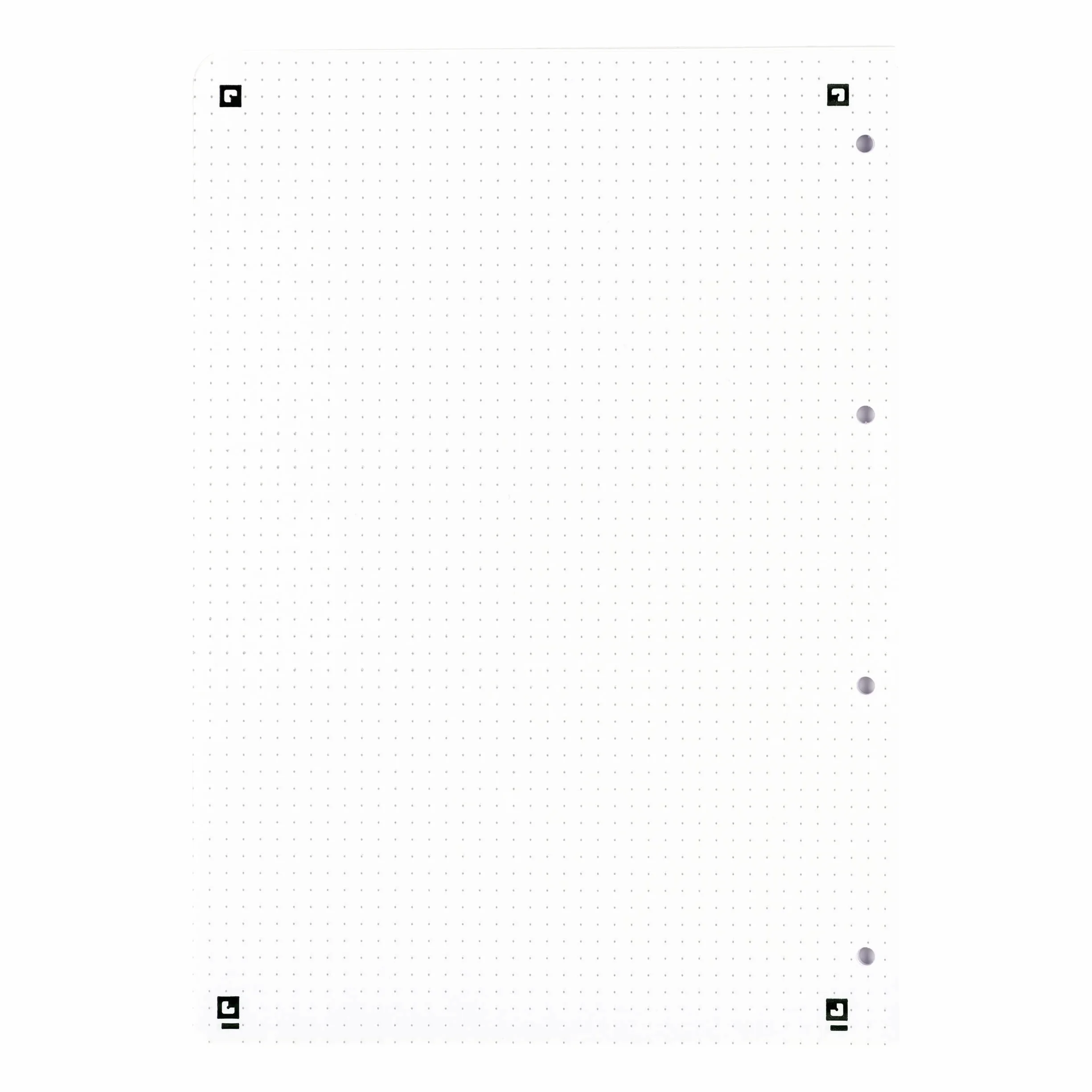 Oxford Bloc-notes Touch à pois gris clair A4 160 pages Lot de 3