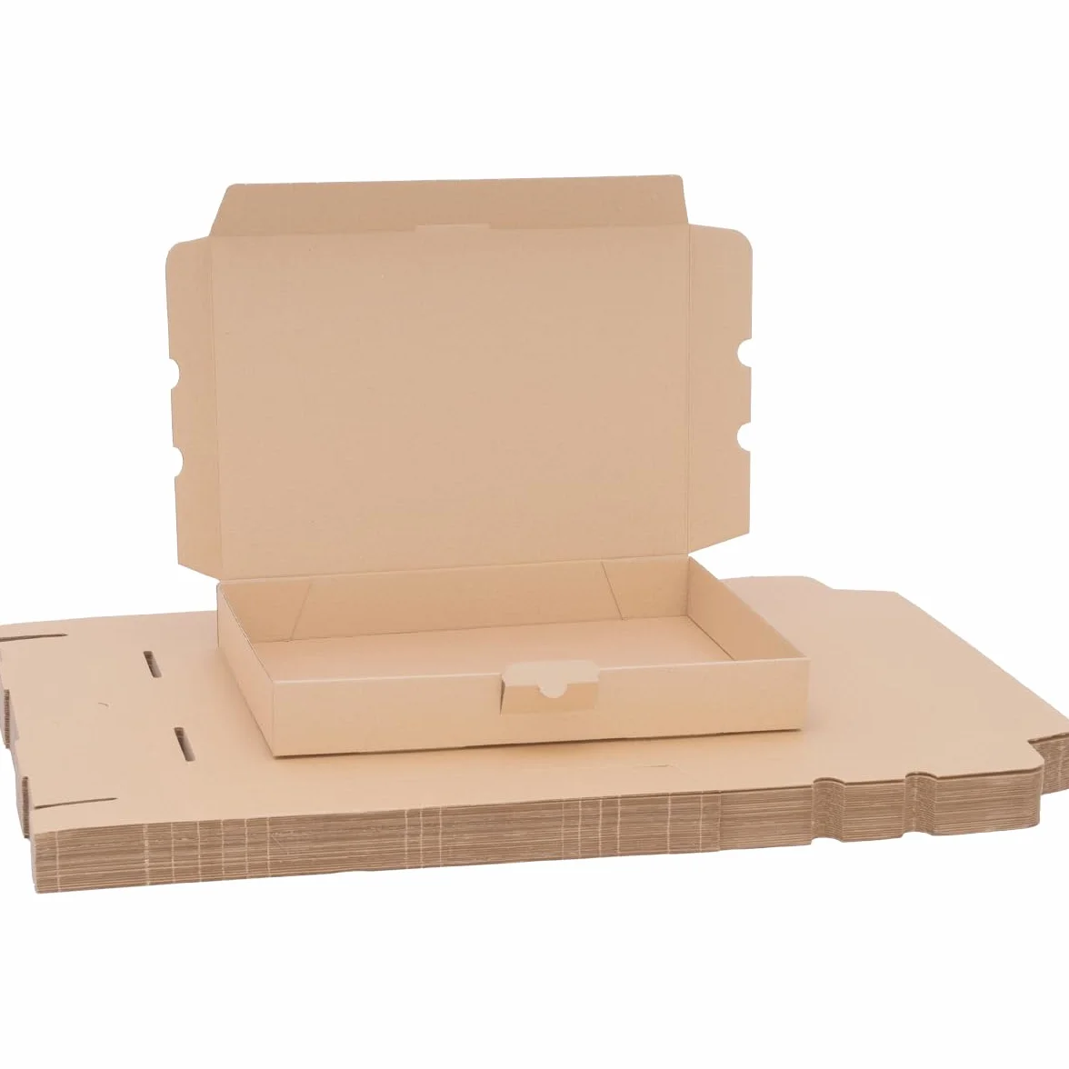 Boîtes d'expédition extra-plats 350 x 250 x 50 mm brun carton pliant simple cannelure MB-5