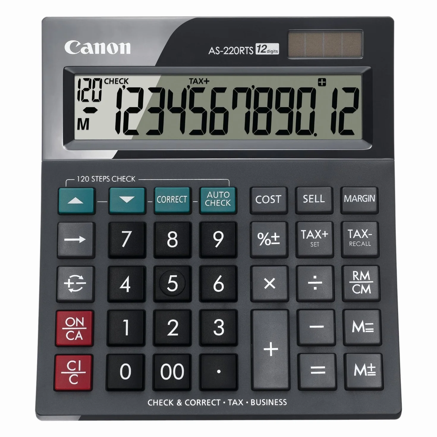 Canon AS 220 RTS Calculatrice de Bureau noir