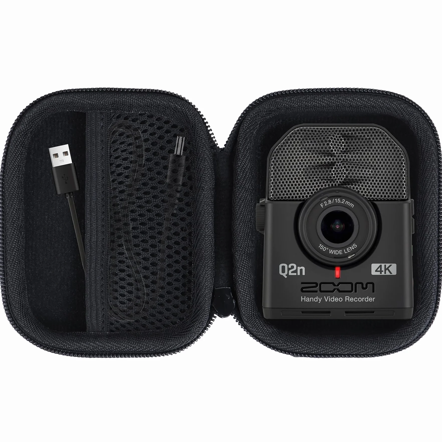 Zoom Q2n-4K Étui Housse Cas Enregistreur 4K Compact