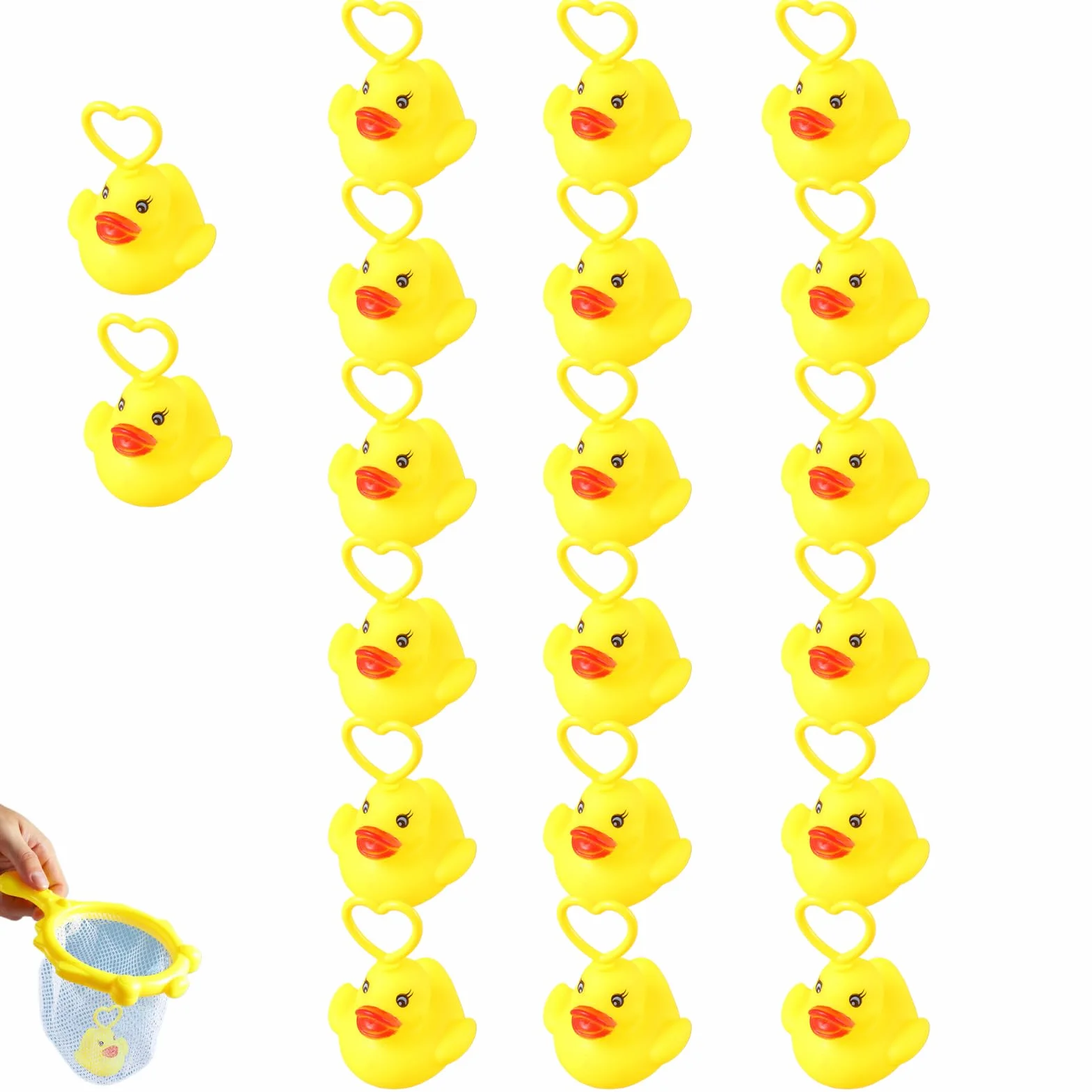 Jeux De Pêche Au Canard, Jouet De Pêche Flottante, Canard en Plastique Spongieux Lumineux, pour L'heure du Bain