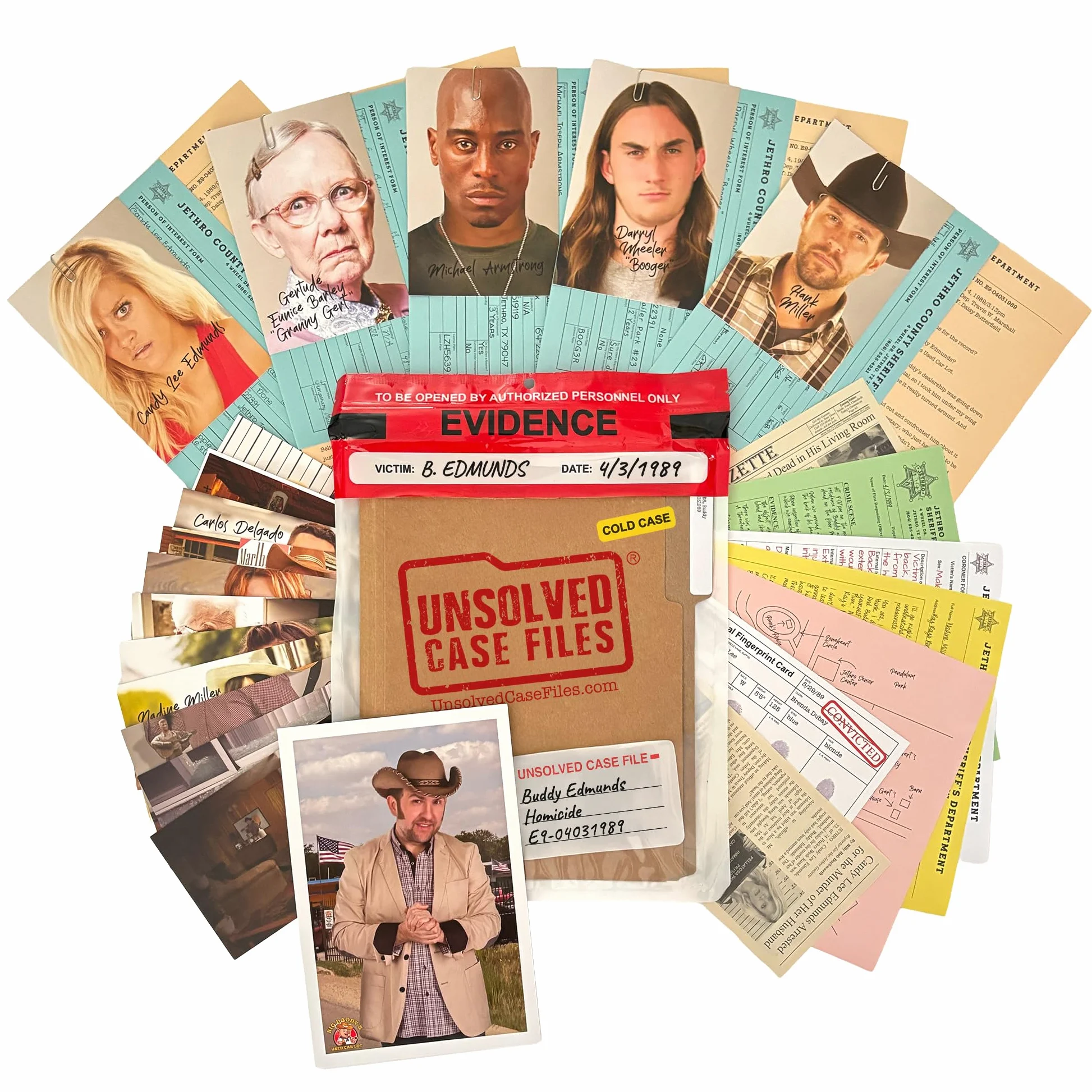 Unsolved Case Files : Jeu d’enquête sur des Affaires de meurtres Non élucidées – Qui a tué Buddy Edmunds ? Parviendrez-Vous à démasquer l’auteur du Crime ?…