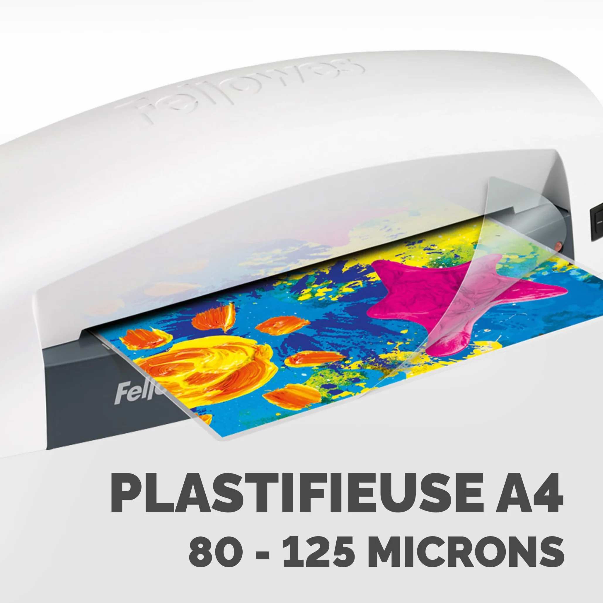 Fellowes Plastifieuse Lunar A4 30cm/min 80-125 microns gris/blanc