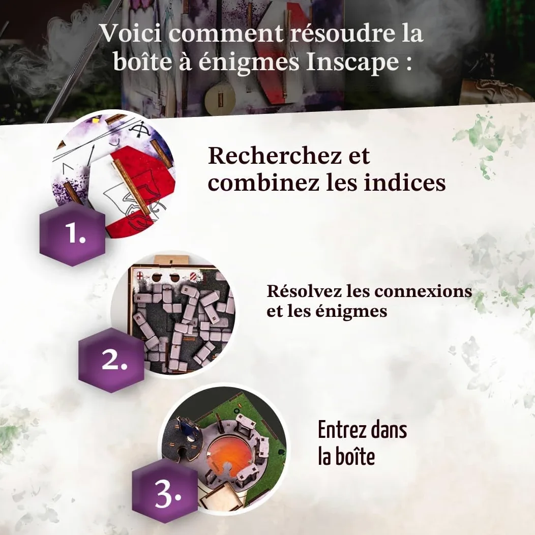 INSCAPE Cluebox Stonehenge Legacy Puzzle interactif 3D en bois avec mécanismes secrets – Vivez le jeu Escape Room – Idéal pour les fans de puzzle et les adultes